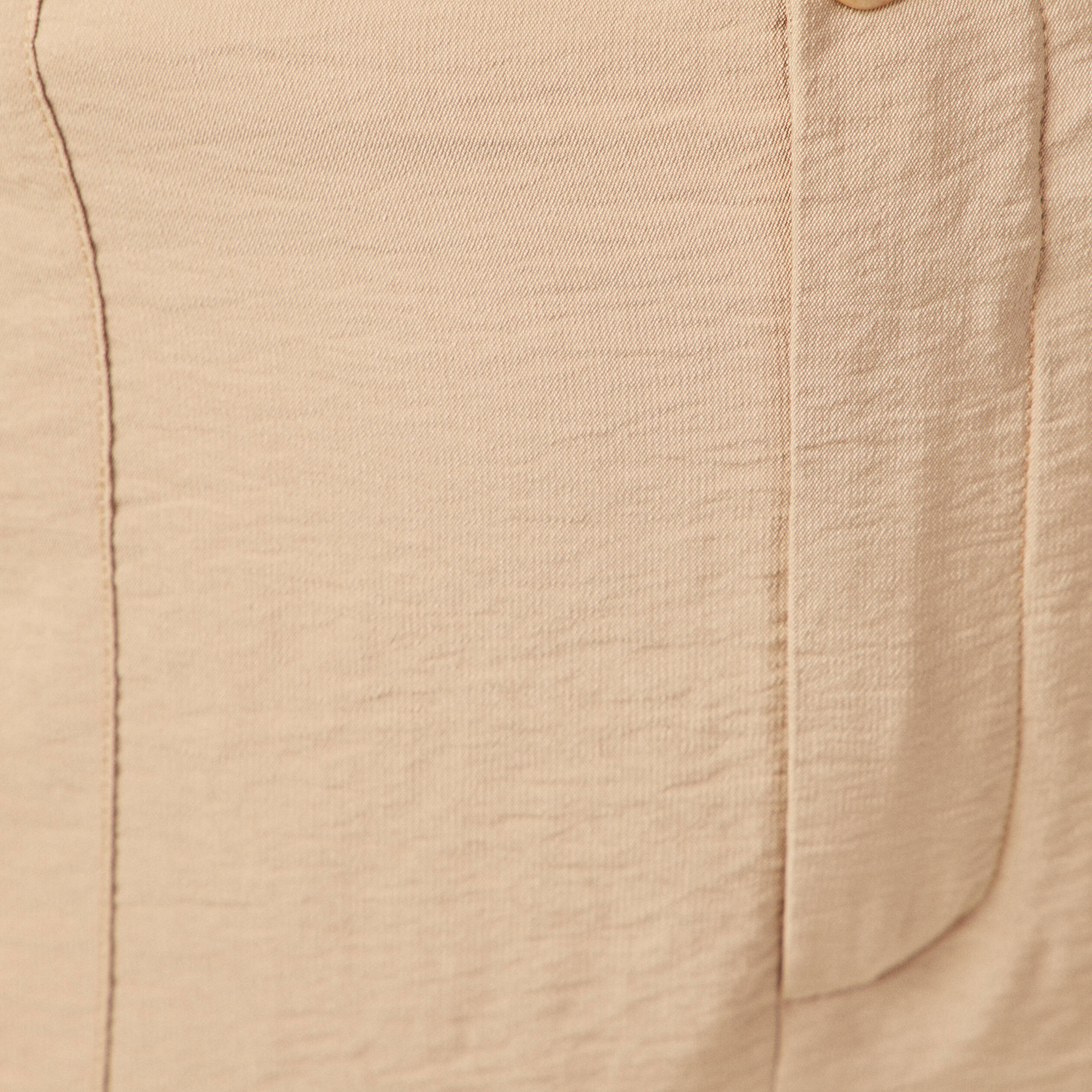 pantalon cargo fluide beige femme Pantalon cargo fluide beige femme