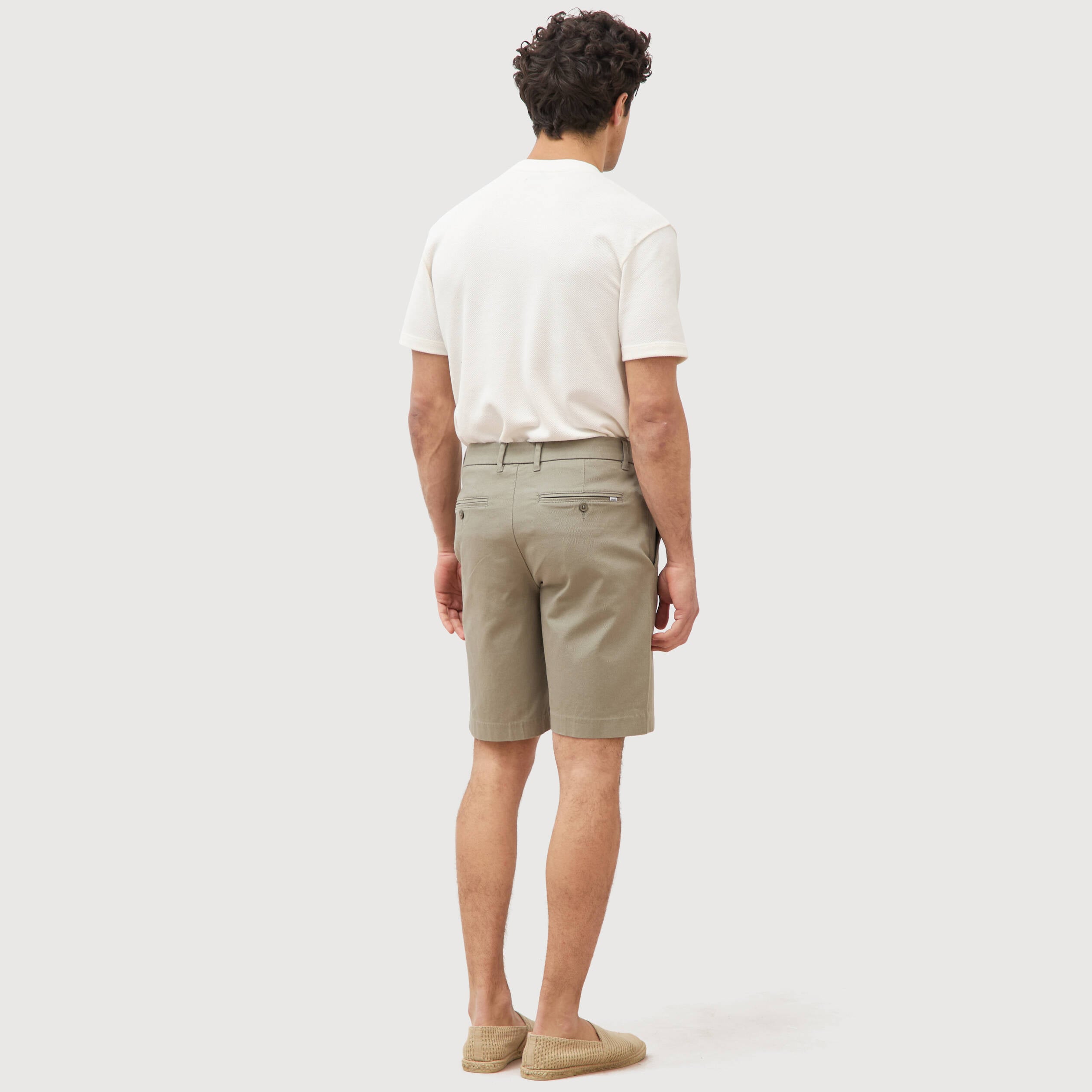 Bermuda vert kaki homme