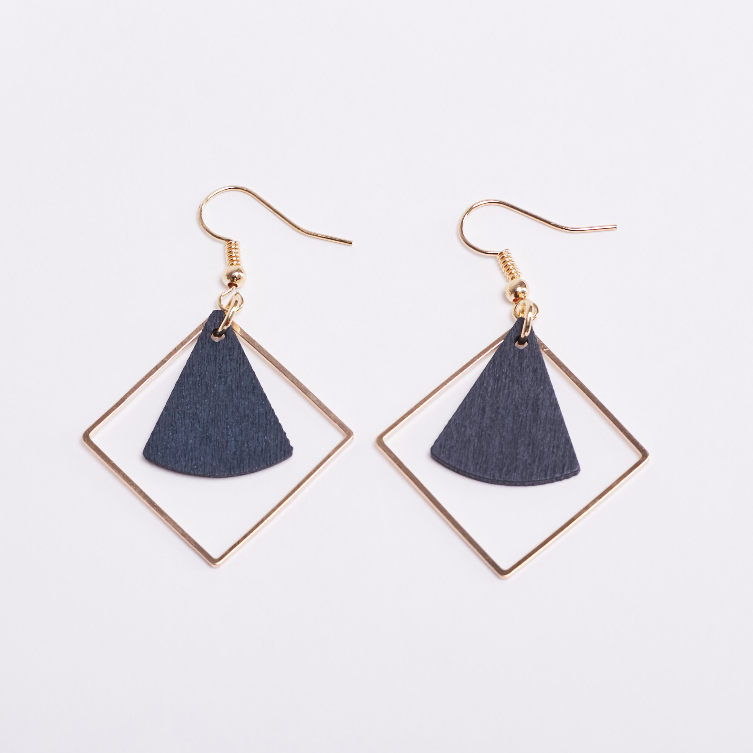 boucles doreilles pendantes bleu marine femme Boucles d'oreilles pendantes bleu marine femme