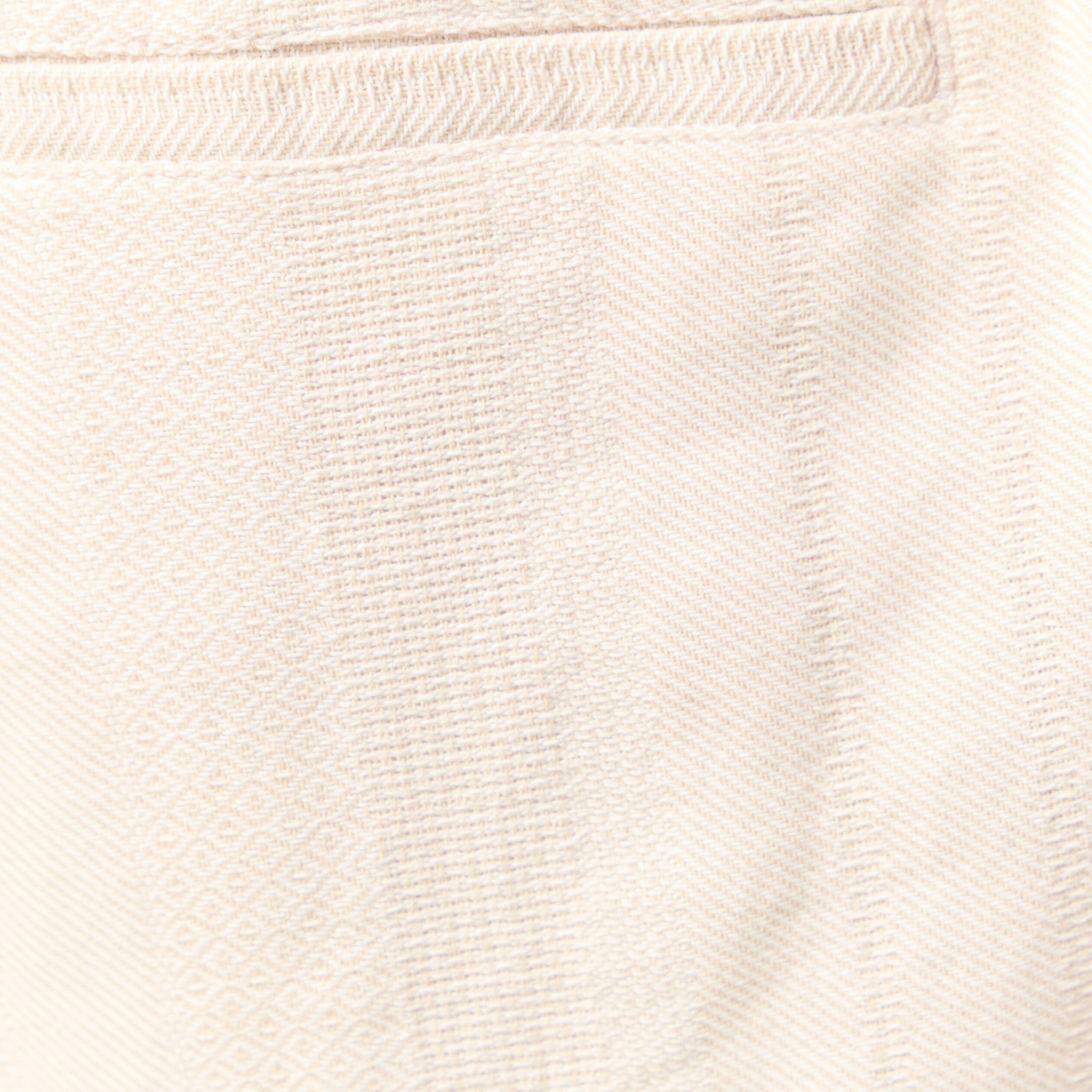Bermuda droit &agrave; coulisse ecru homme