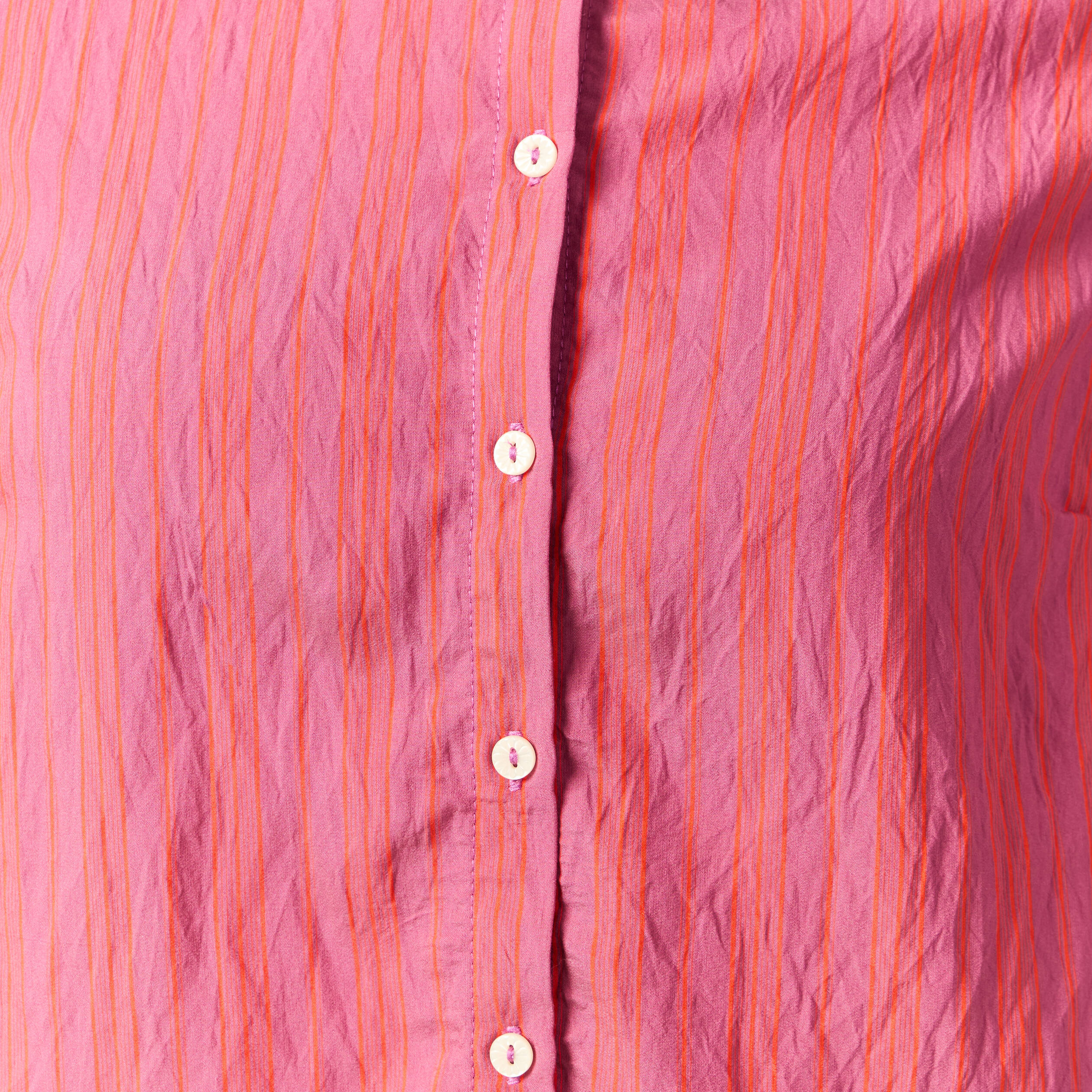 Chemise oversize manches longues prune femme