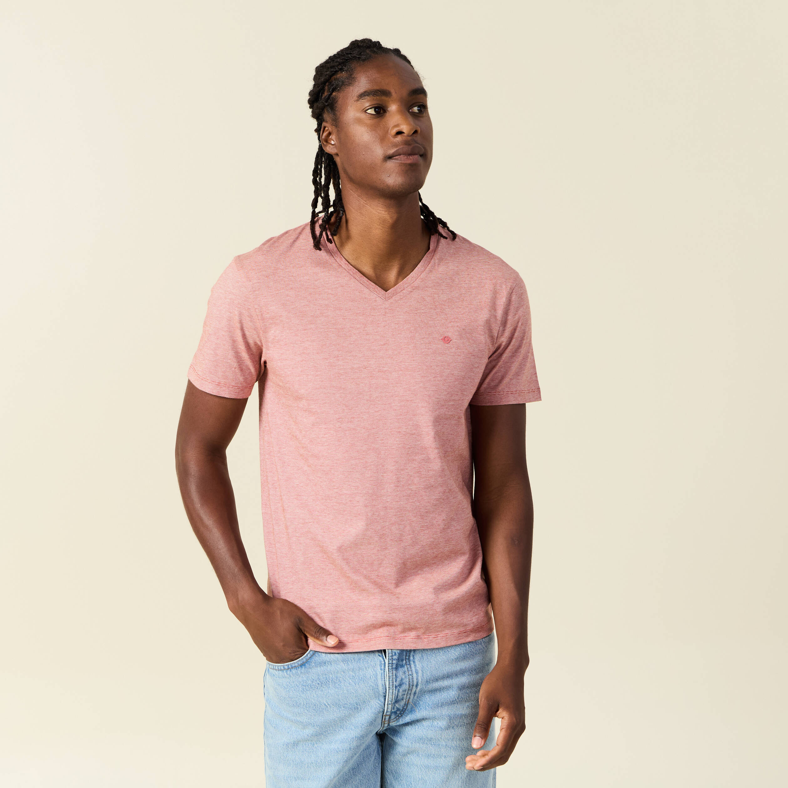 t shirt manches courtes homme marron cognac homme T-shirt manches courtes homme marron cognac homme