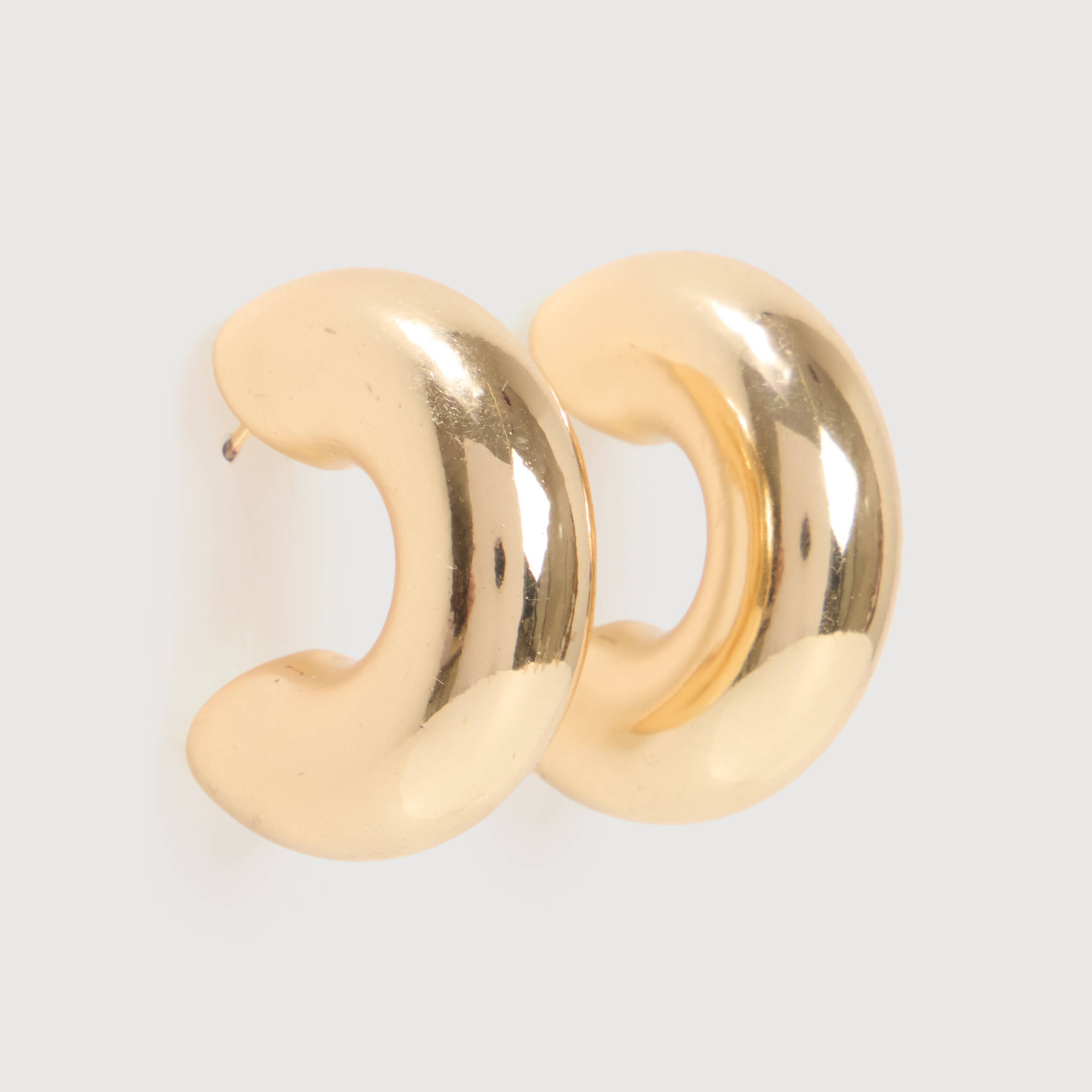 Cr&eacute;oles couleur or femme