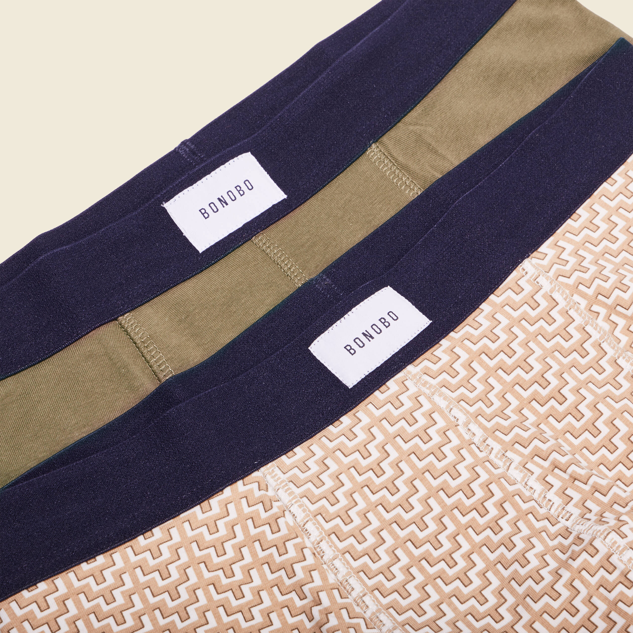 lot 2 boxers taupe homme Lot 2 boxers taupe homme