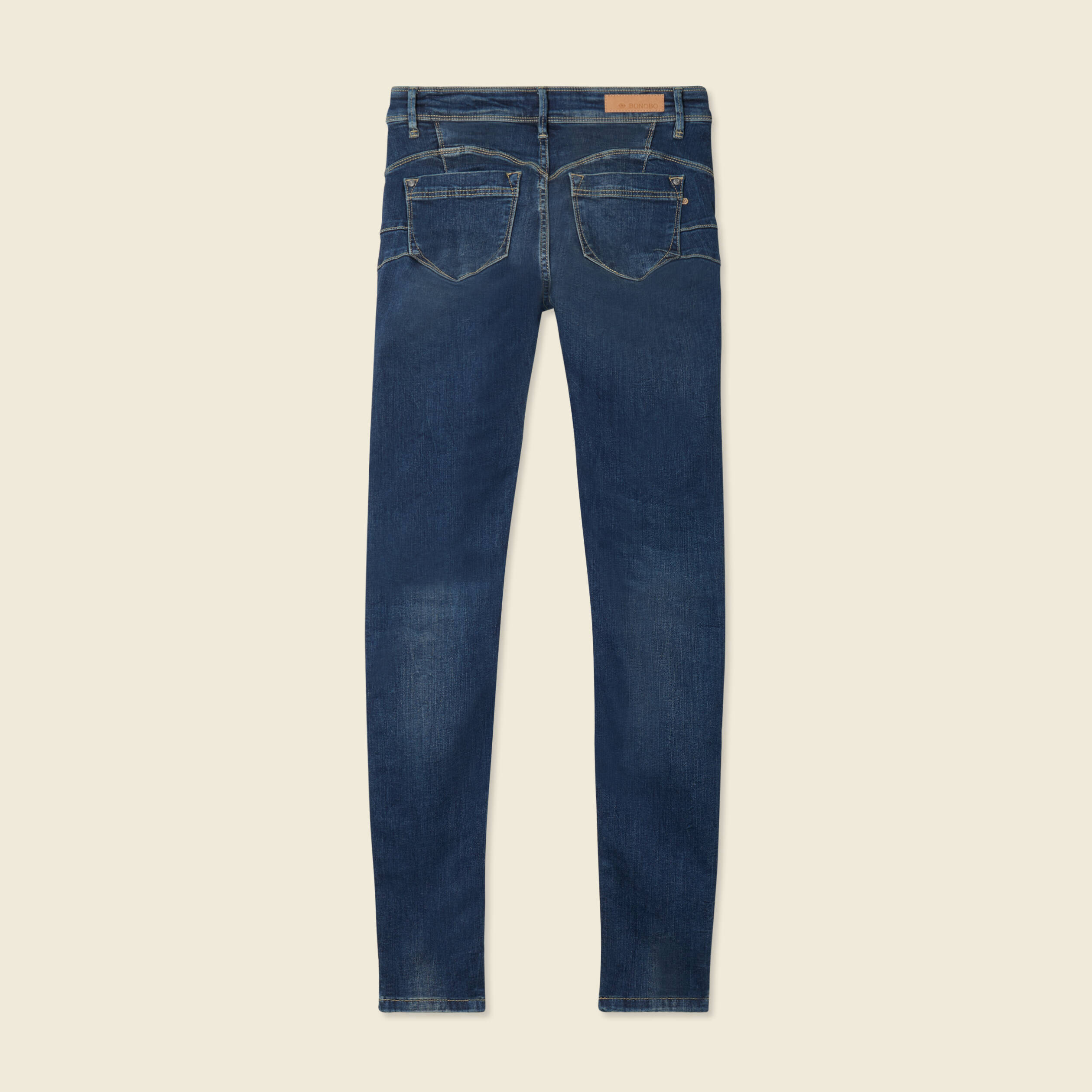 Jeans skinny push up denim brut femme