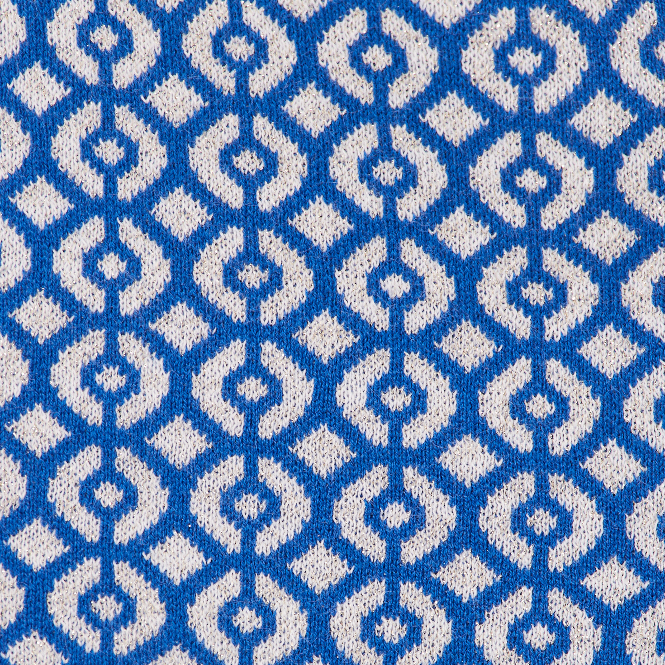 jupe droite tricotee bleu femme Jupe droite tricotée bleu femme
