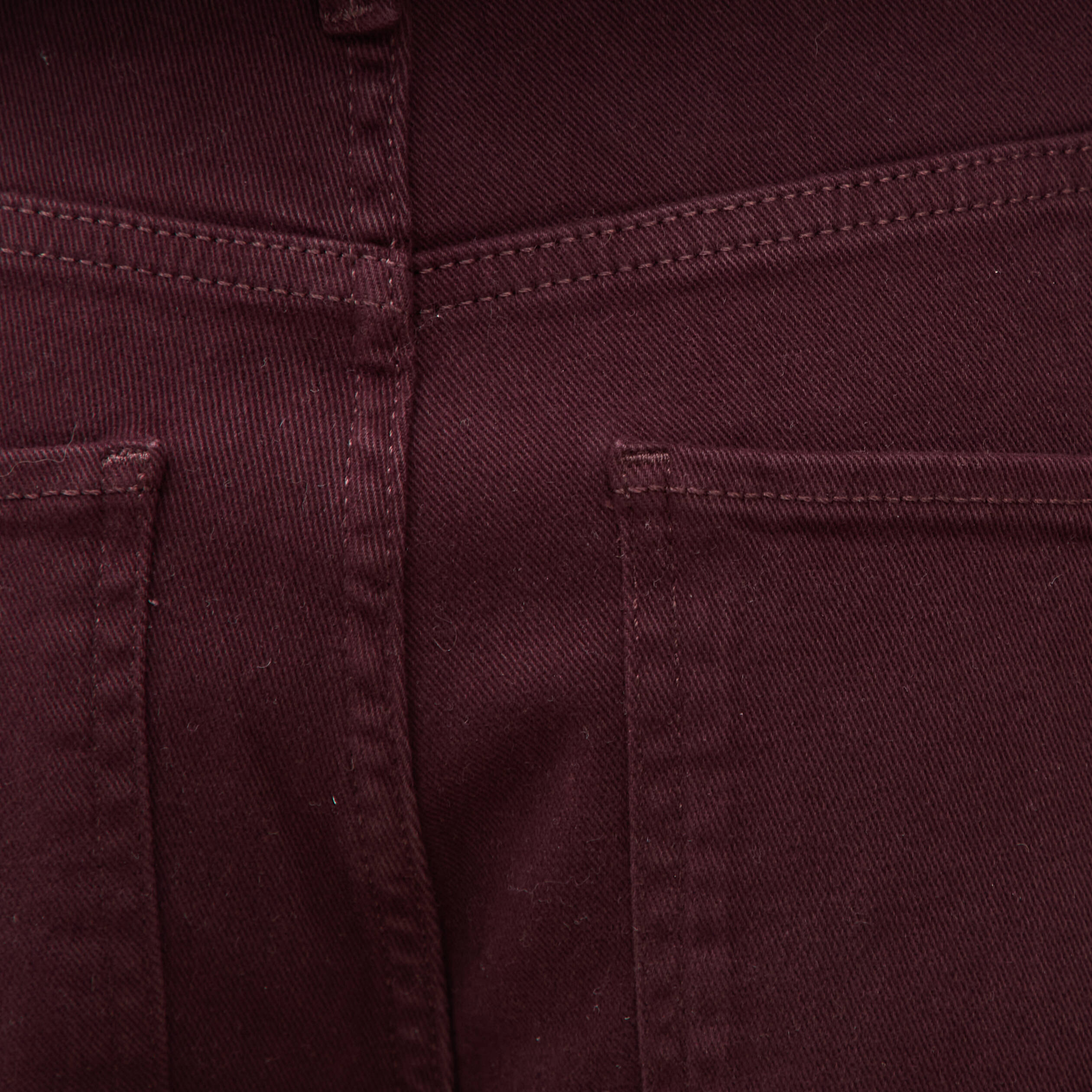 Jeans flare taille standard bordeaux femme