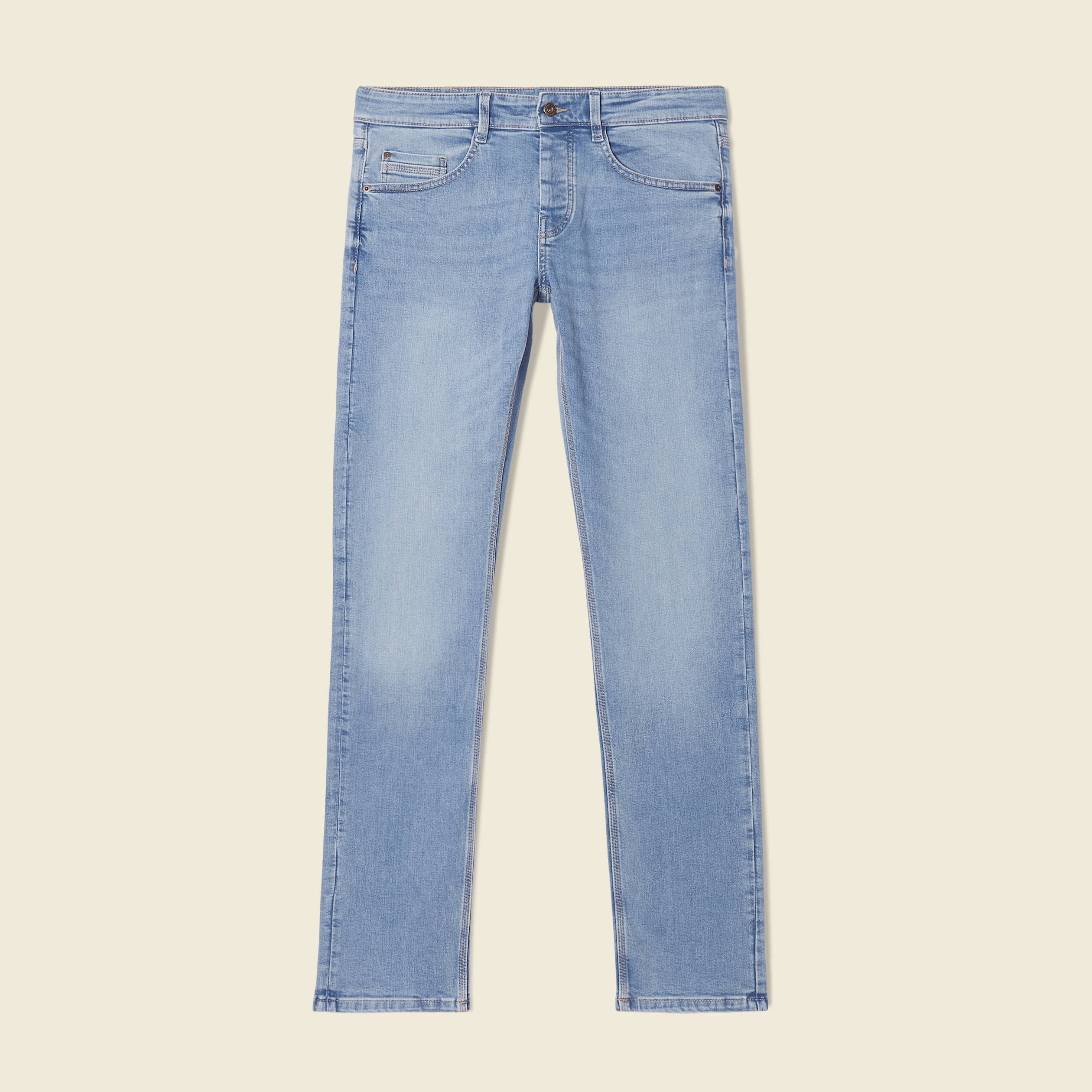 Jeans straight denim used homme