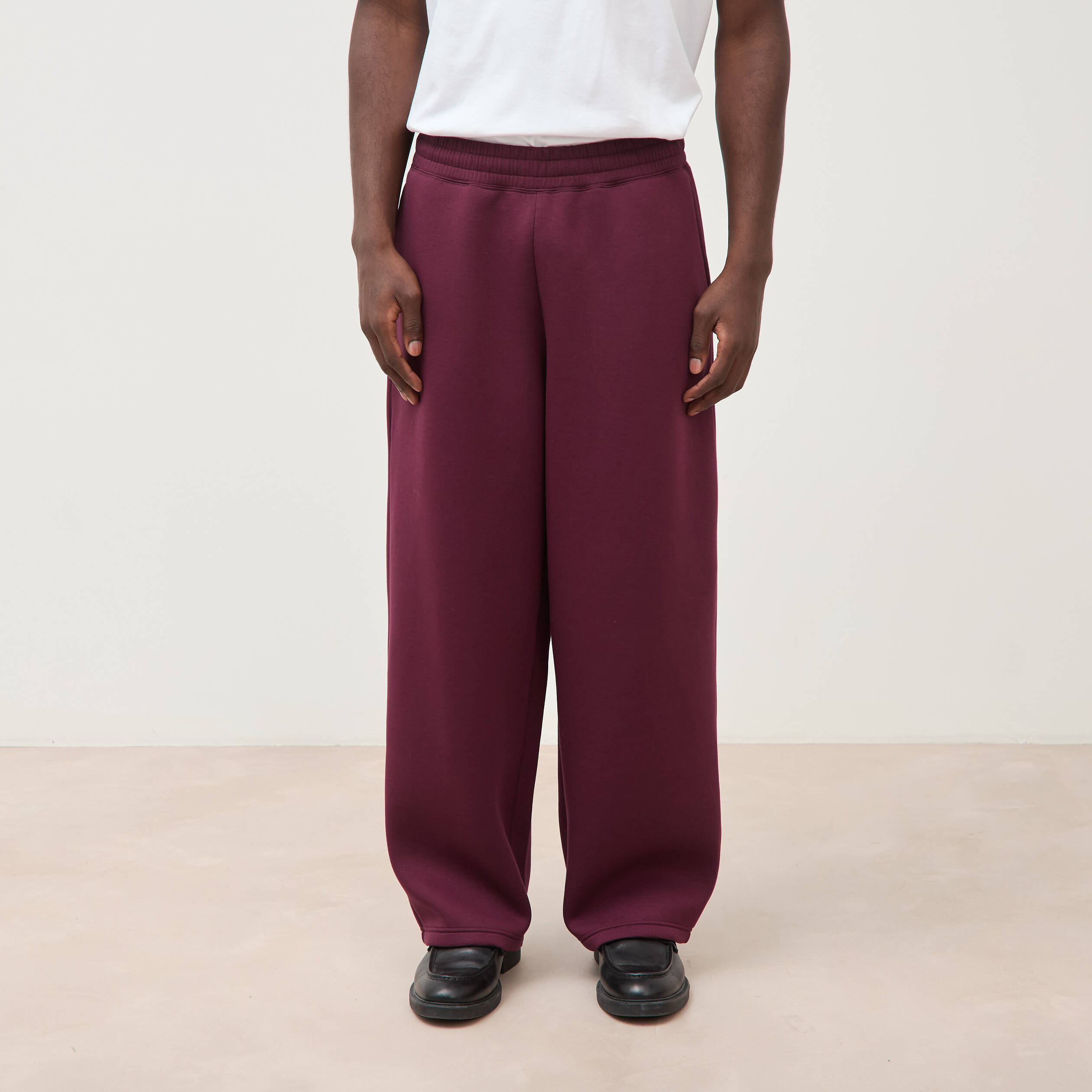 Pantalon coupe loose prune homme