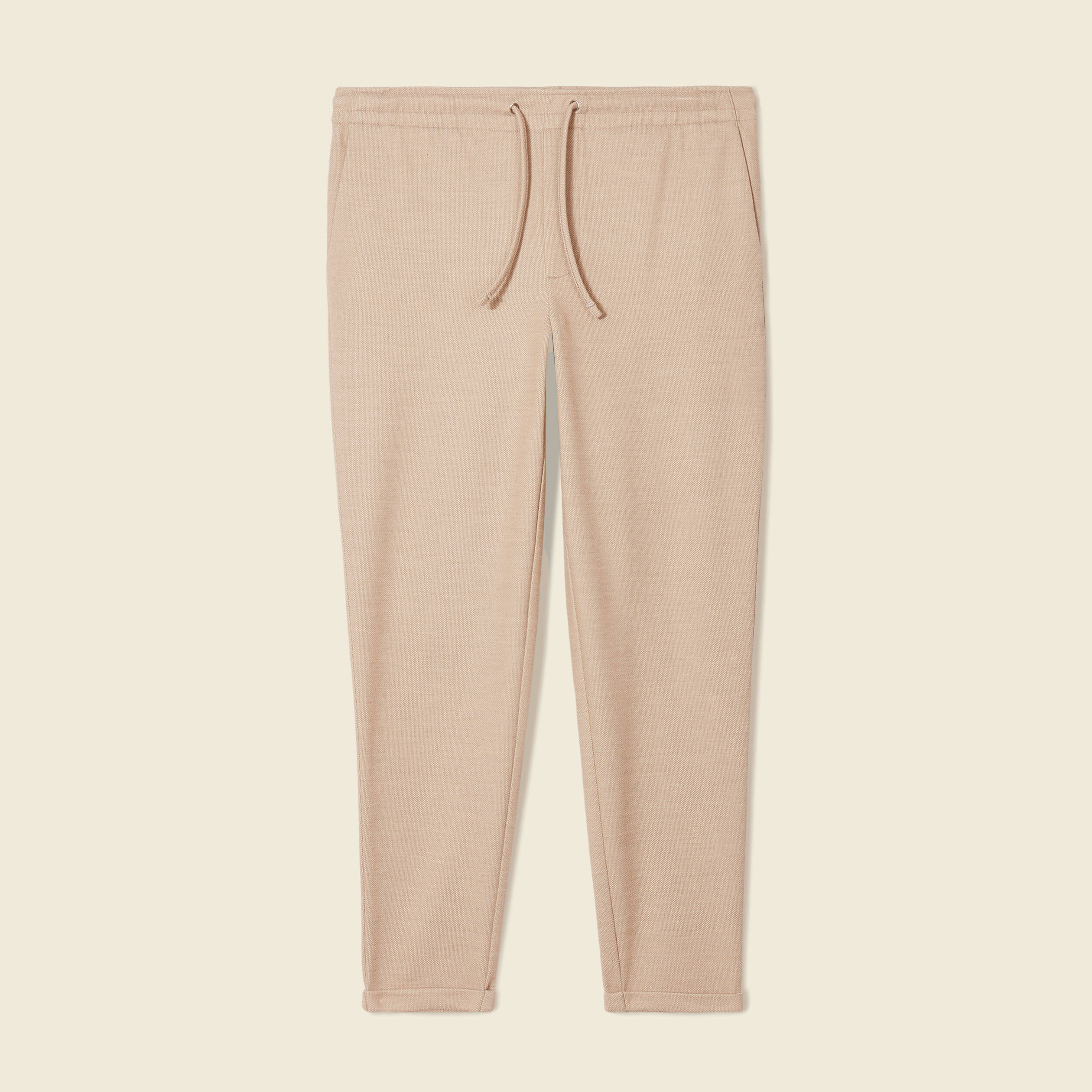 pantalon chino jogger beige homme Pantalon chino jogger beige homme