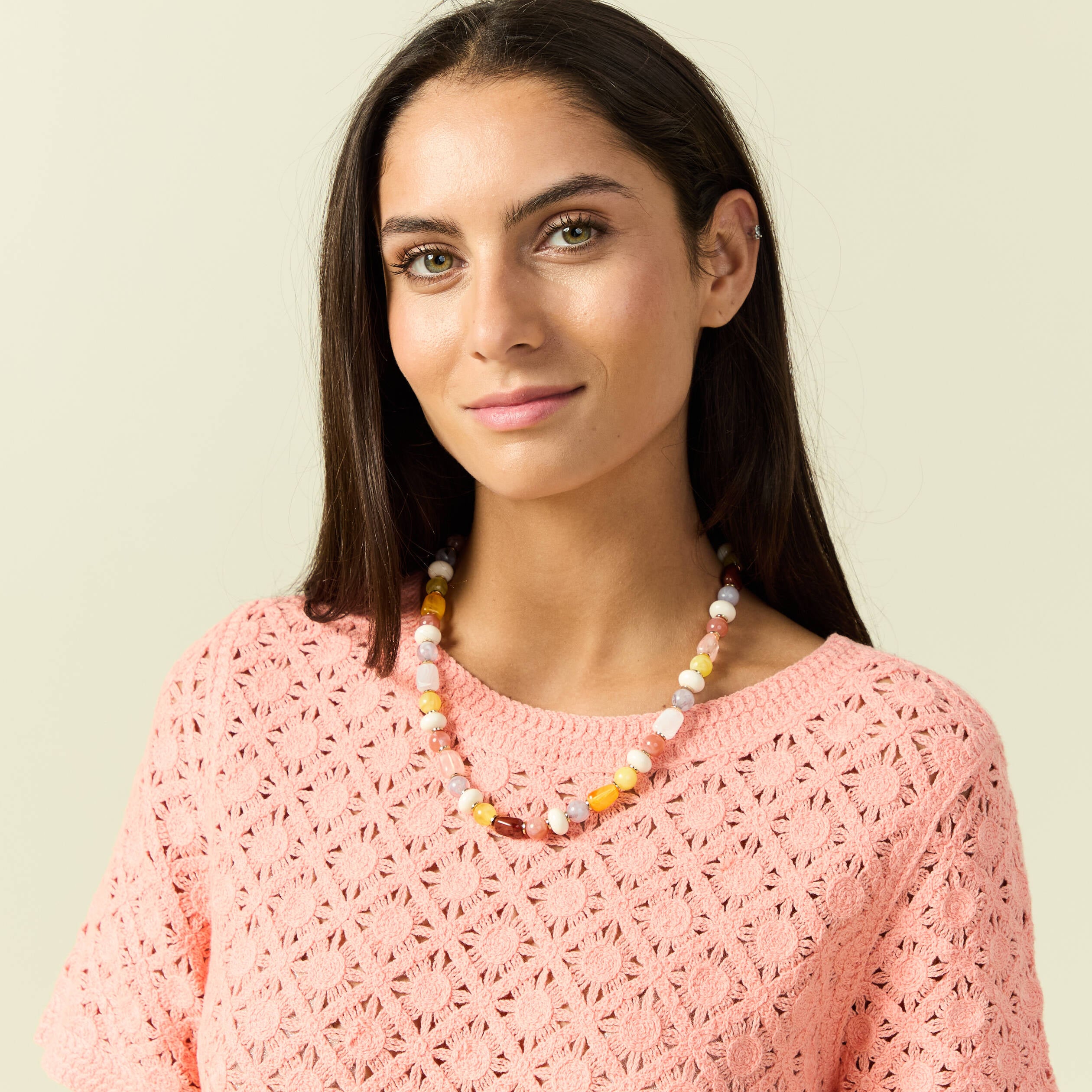 Collier multicolore femme