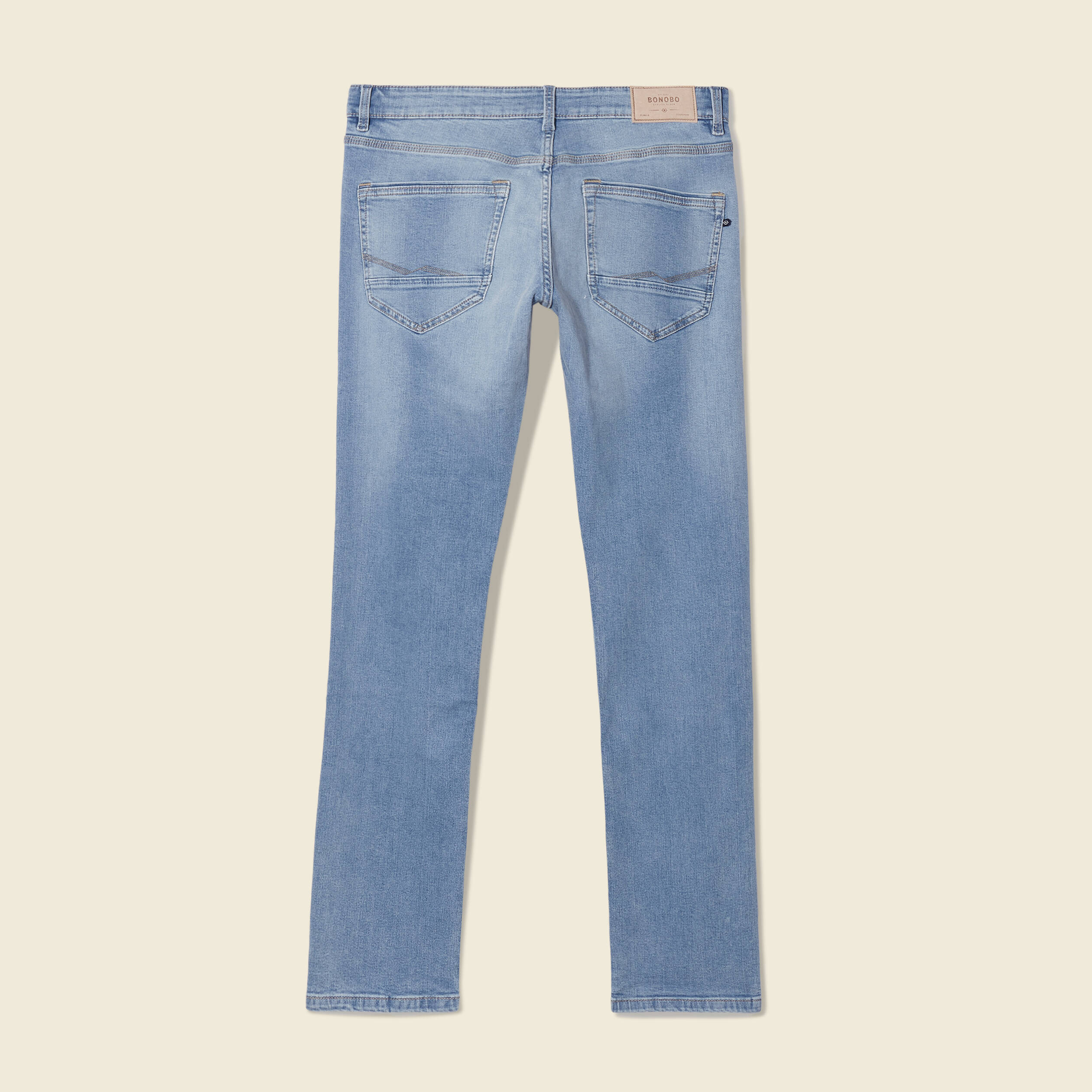 Jeans straight denim used homme