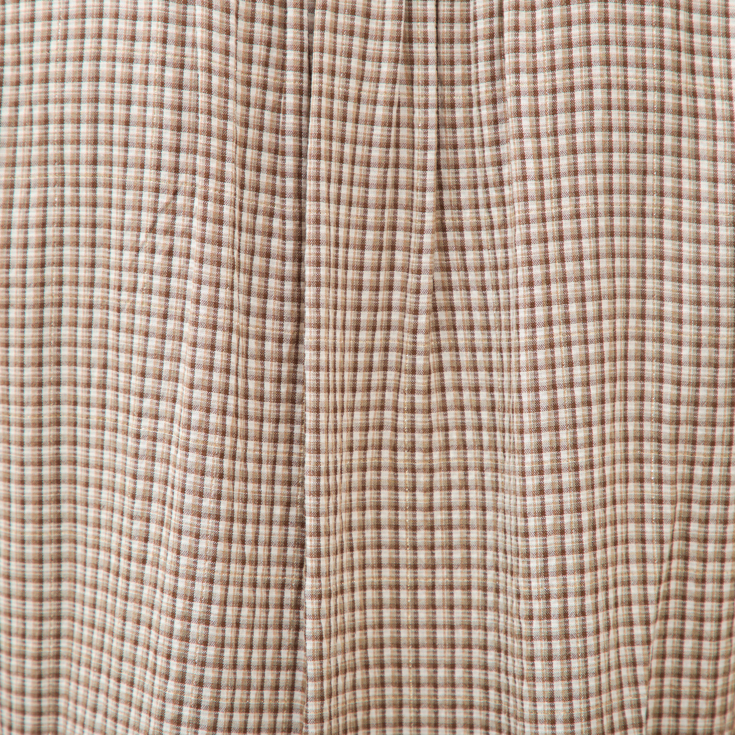Chemise oversize manches longues marron clair femme