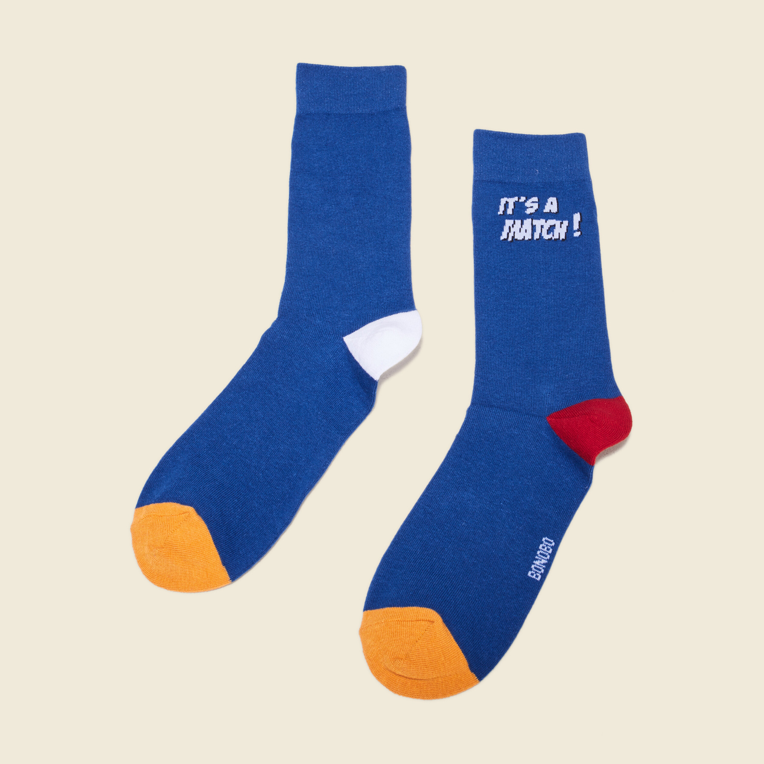 Chaussettes bleu homme