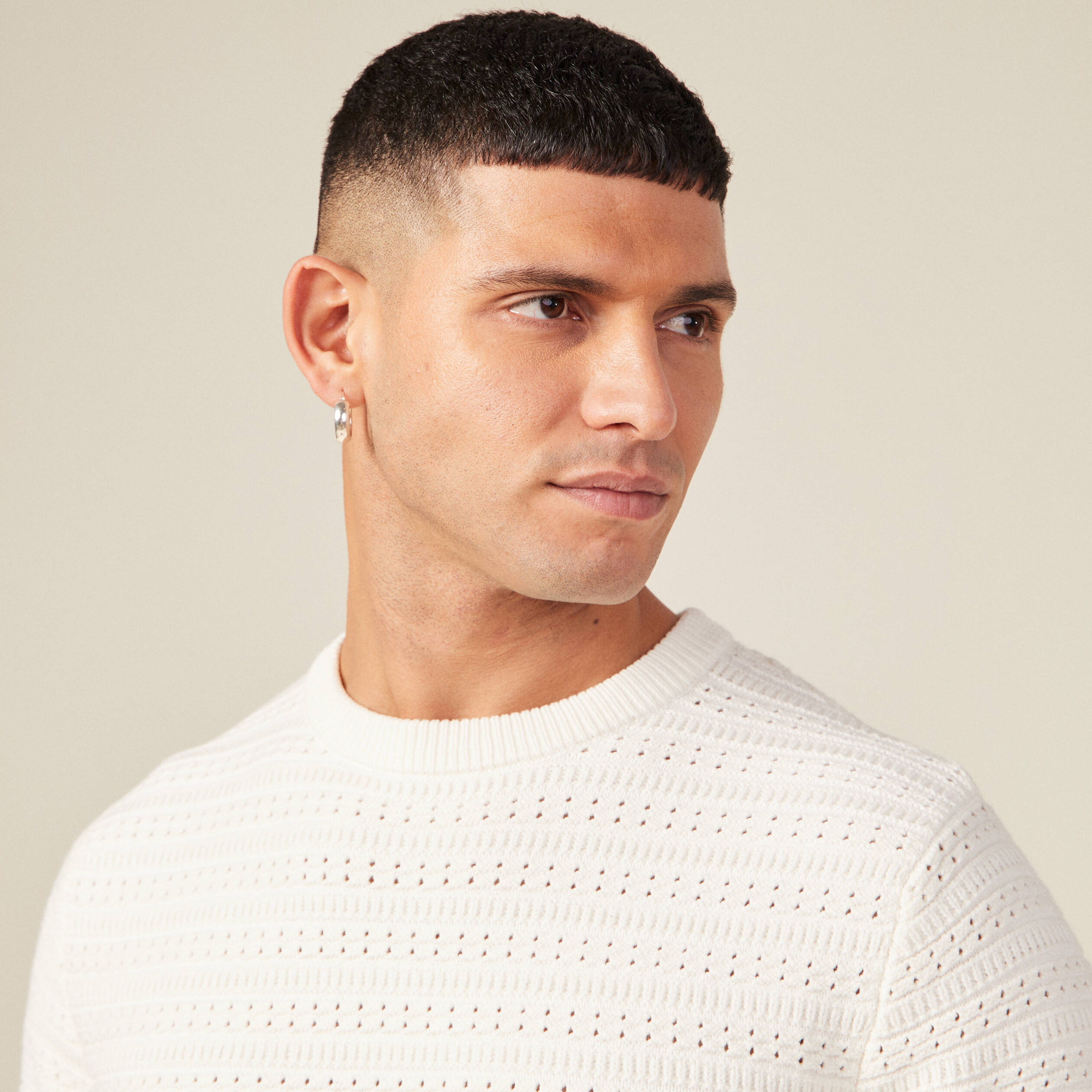 pull eco responsable ecru homme Pull éco-responsable ecru homme