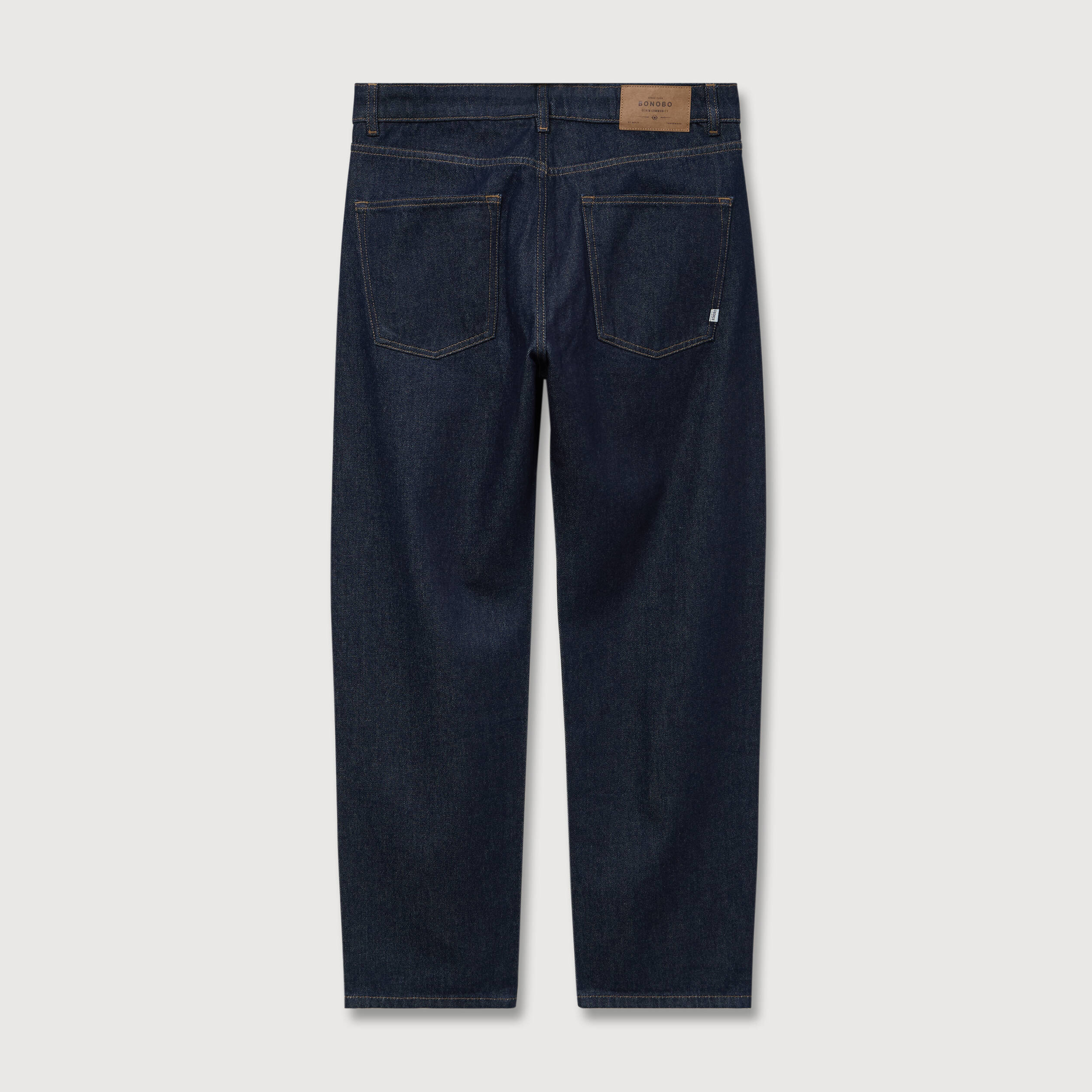 Jeans large relaxed denim brut clean homme