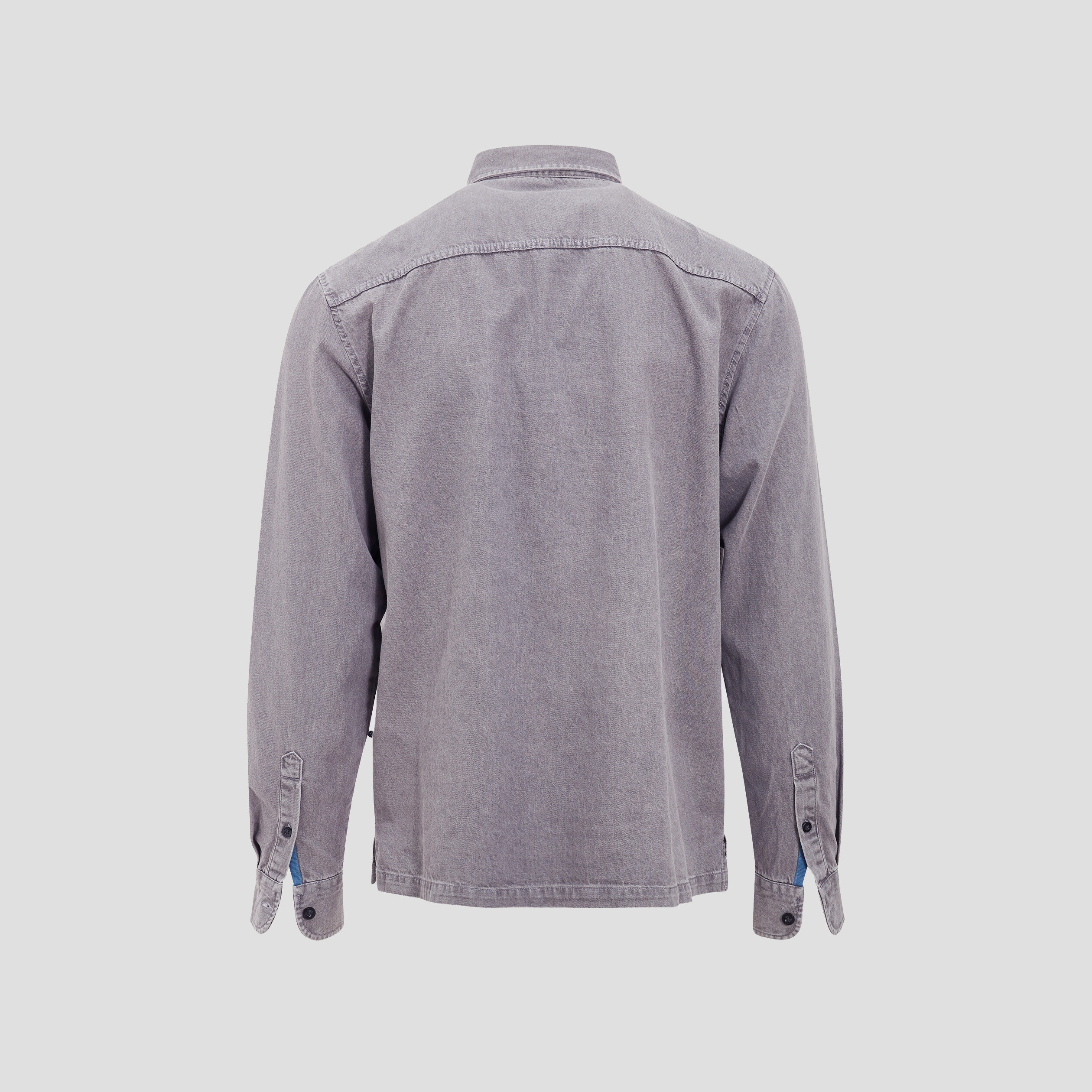 surchemise manches longues denim gris homme Surchemise manches longues denim gris homme