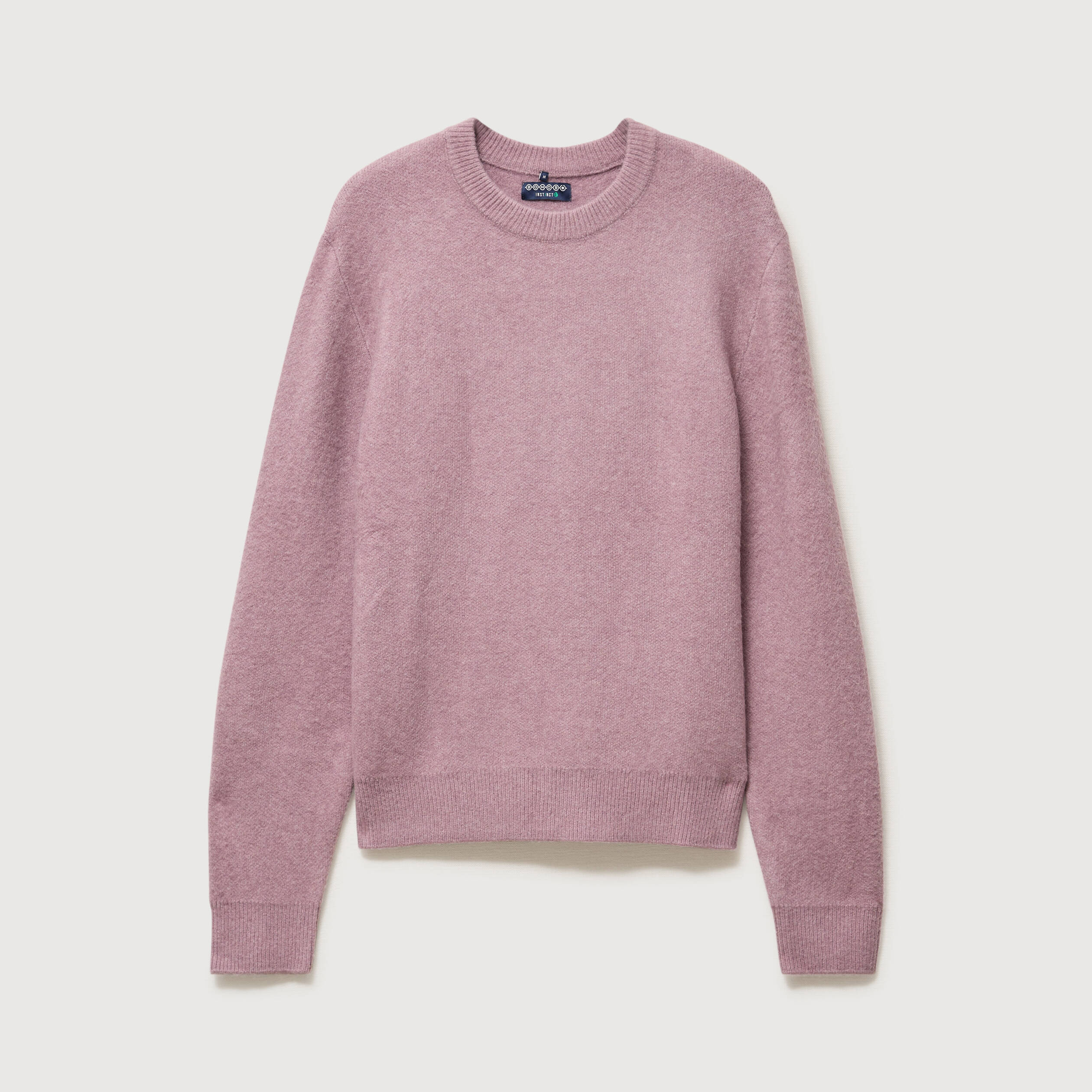 Pull droit col rond manches longues parme homme