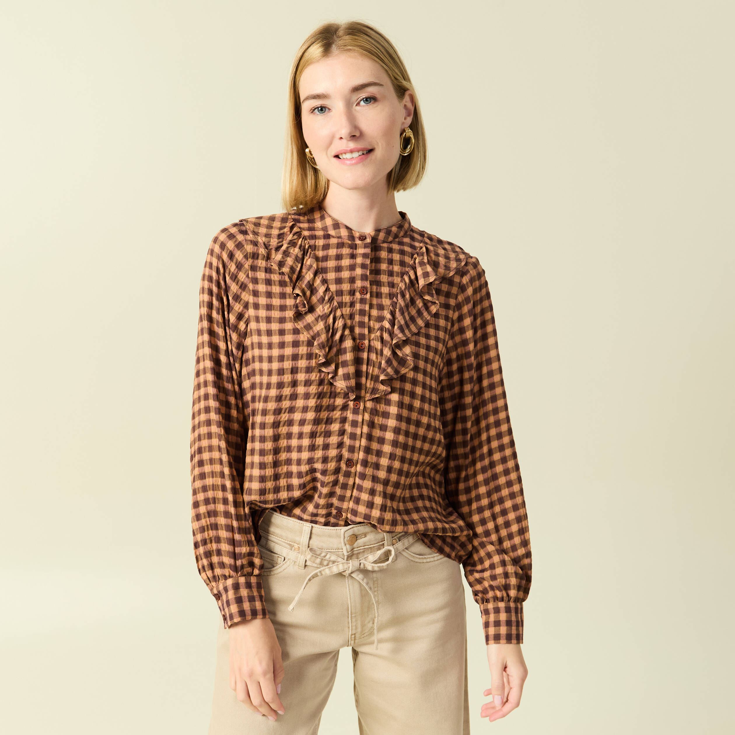 Cdiscount Chemise Rouge ã Carreaux Femme Chemise Carreaux Femme À Manches Longue