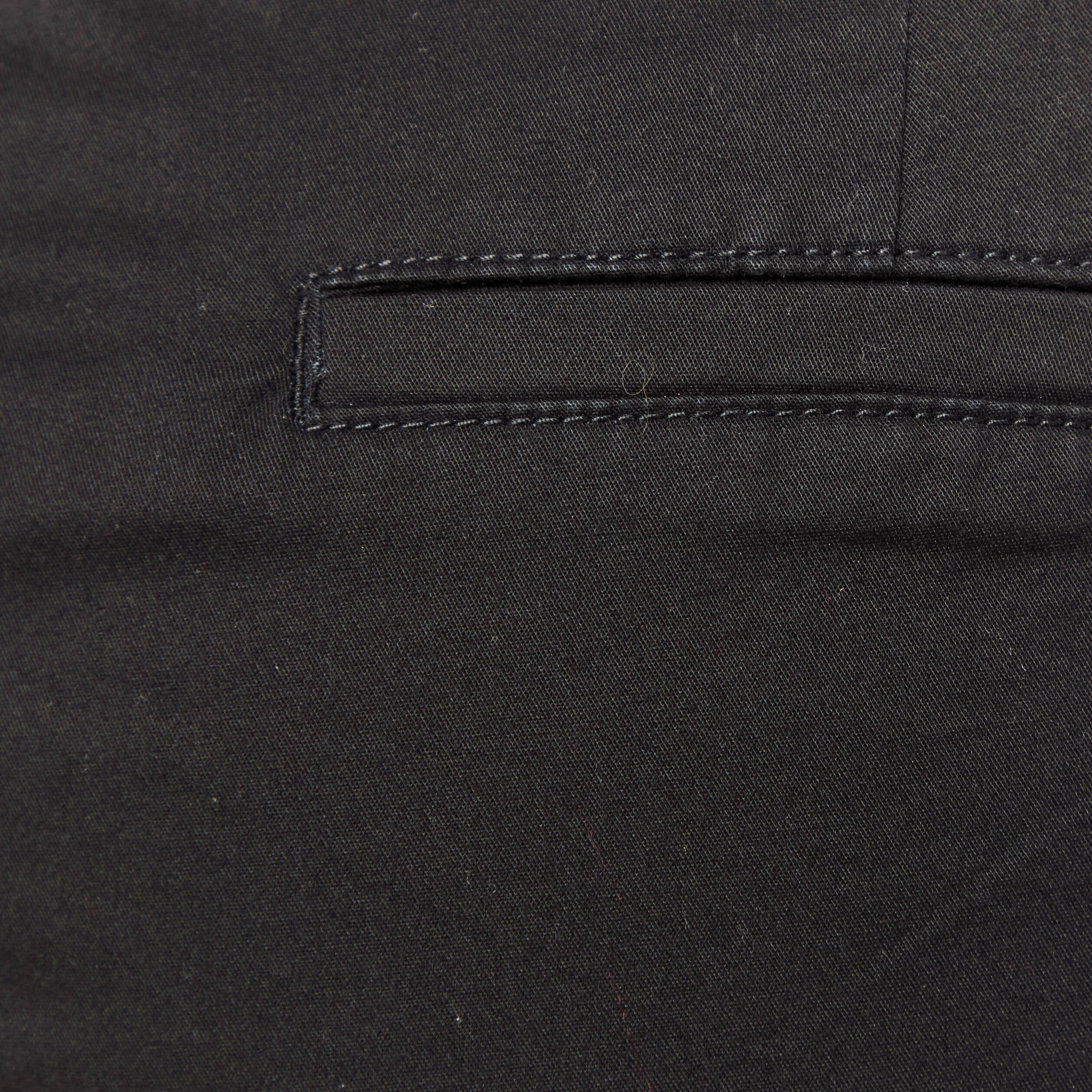 Pantalon taille haute fluide noir femme