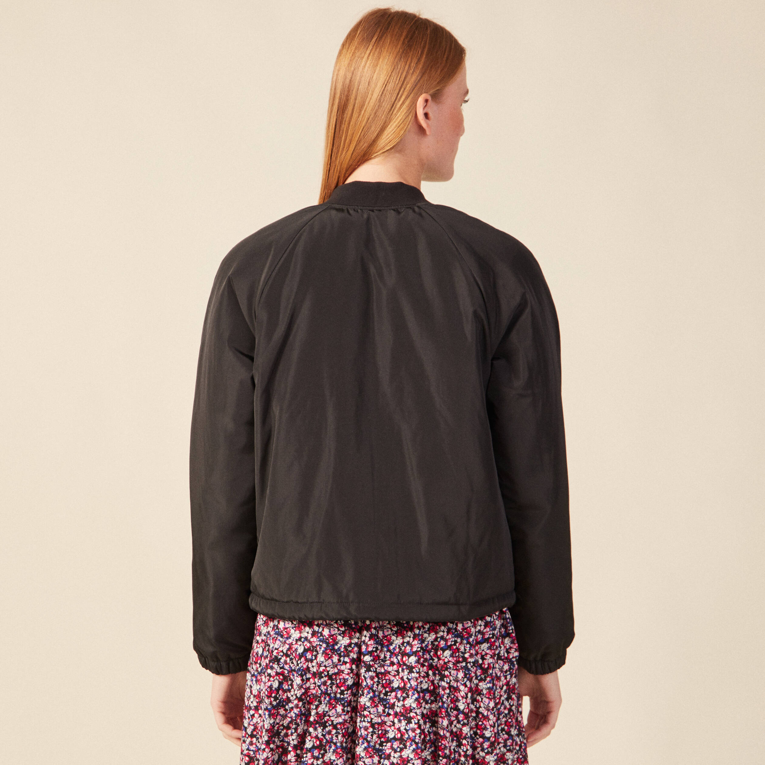 veste bomber eco responsable noir femme Veste bomber éco-responsable noir femme