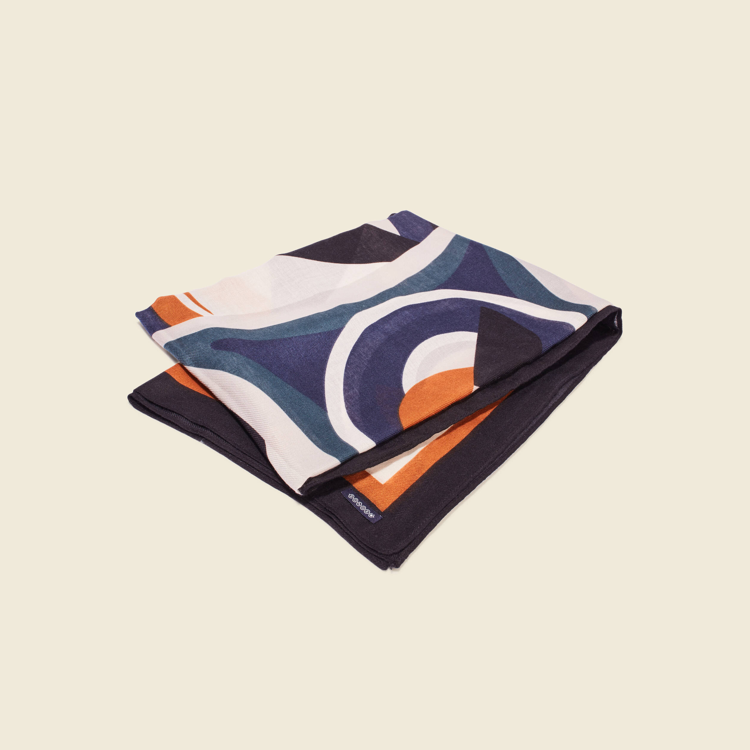 Foulard satin multicolore femme