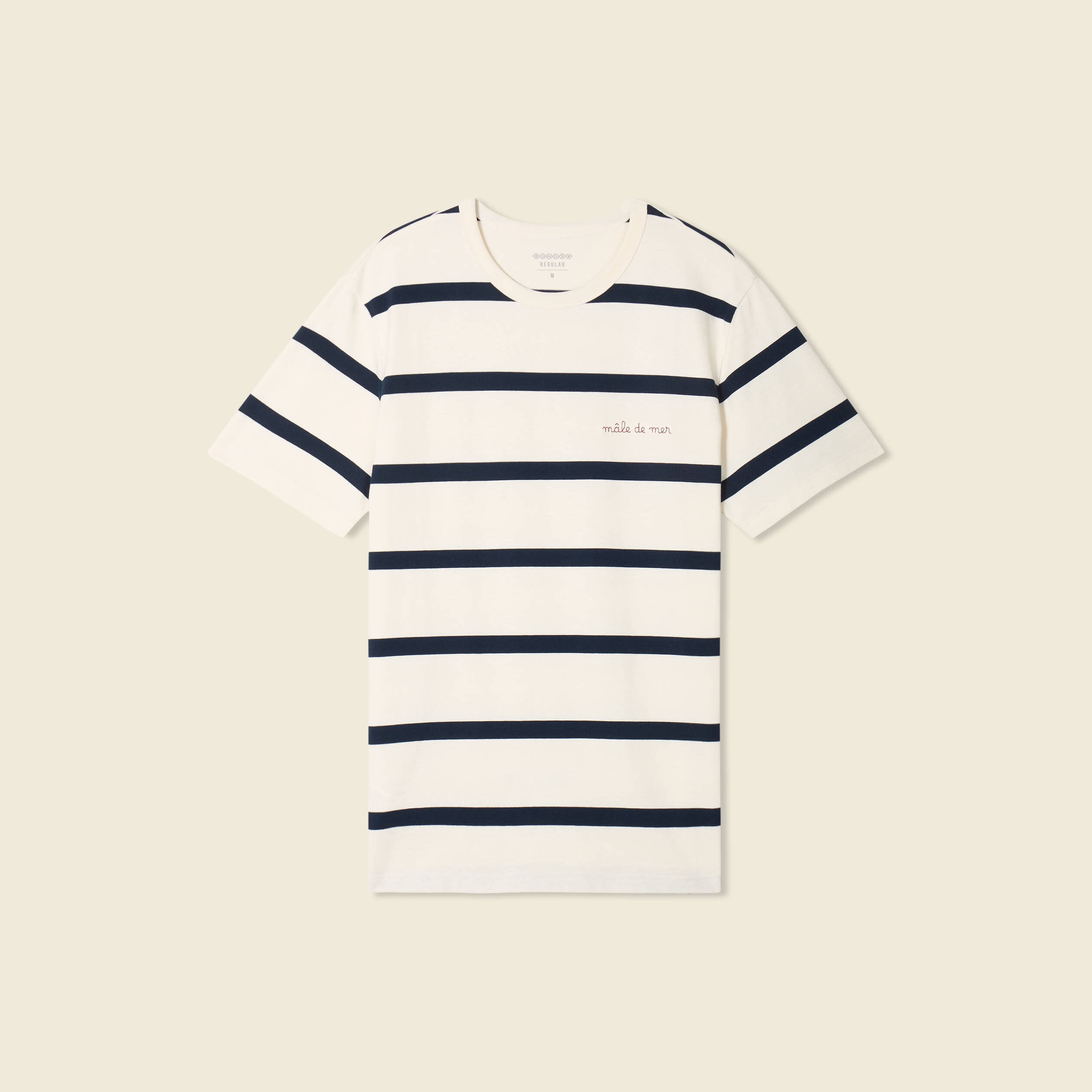 t shirt manches courtes ecru homme T-shirt manches courtes ecru homme