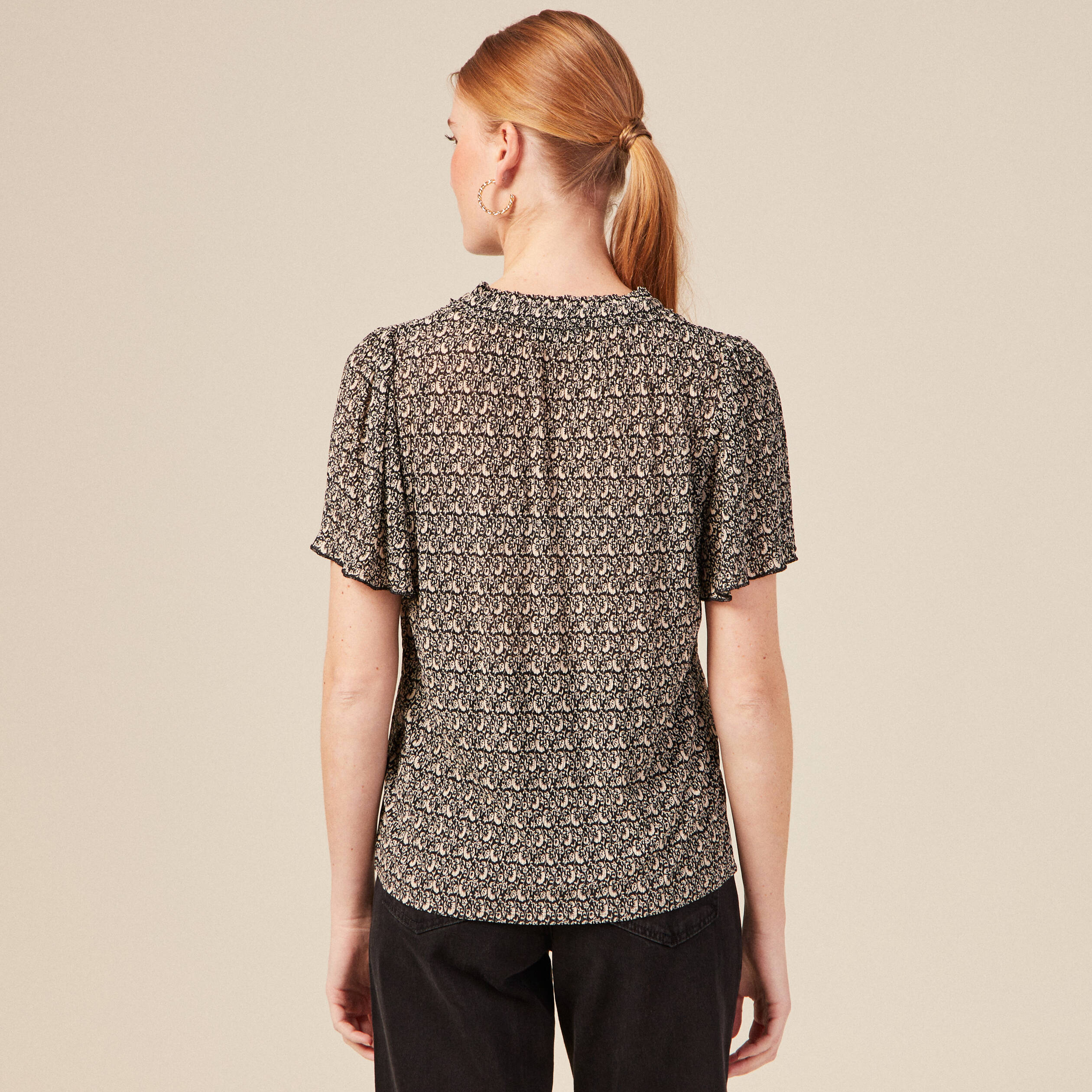 t shirt eco responsable noir femme T-shirt éco-responsable noir femme