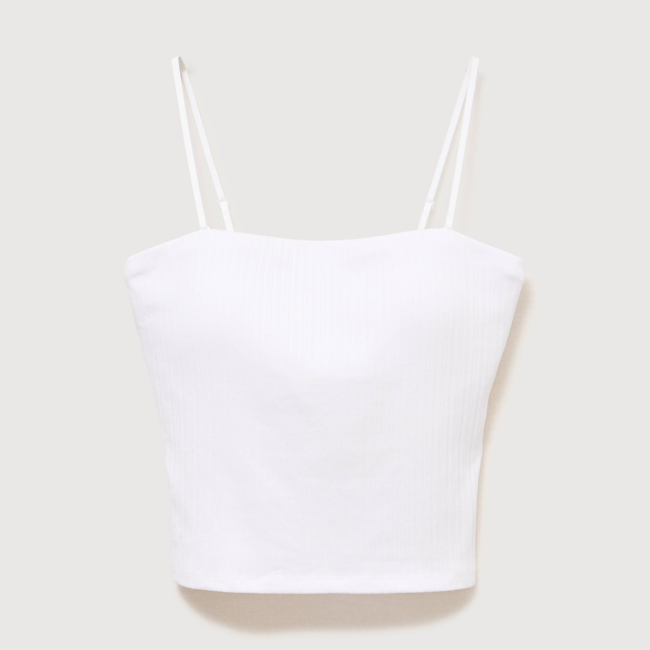 D&eacute;bardeur 2 en 1 avec brassi&egrave;re int&eacute;gr&eacute;e blanc femme