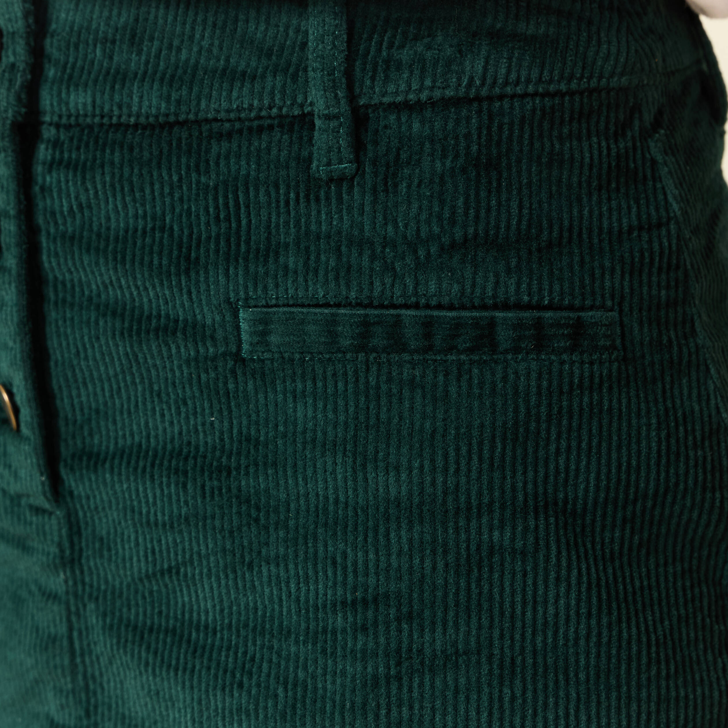 Jupe vert fonc&eacute; femme