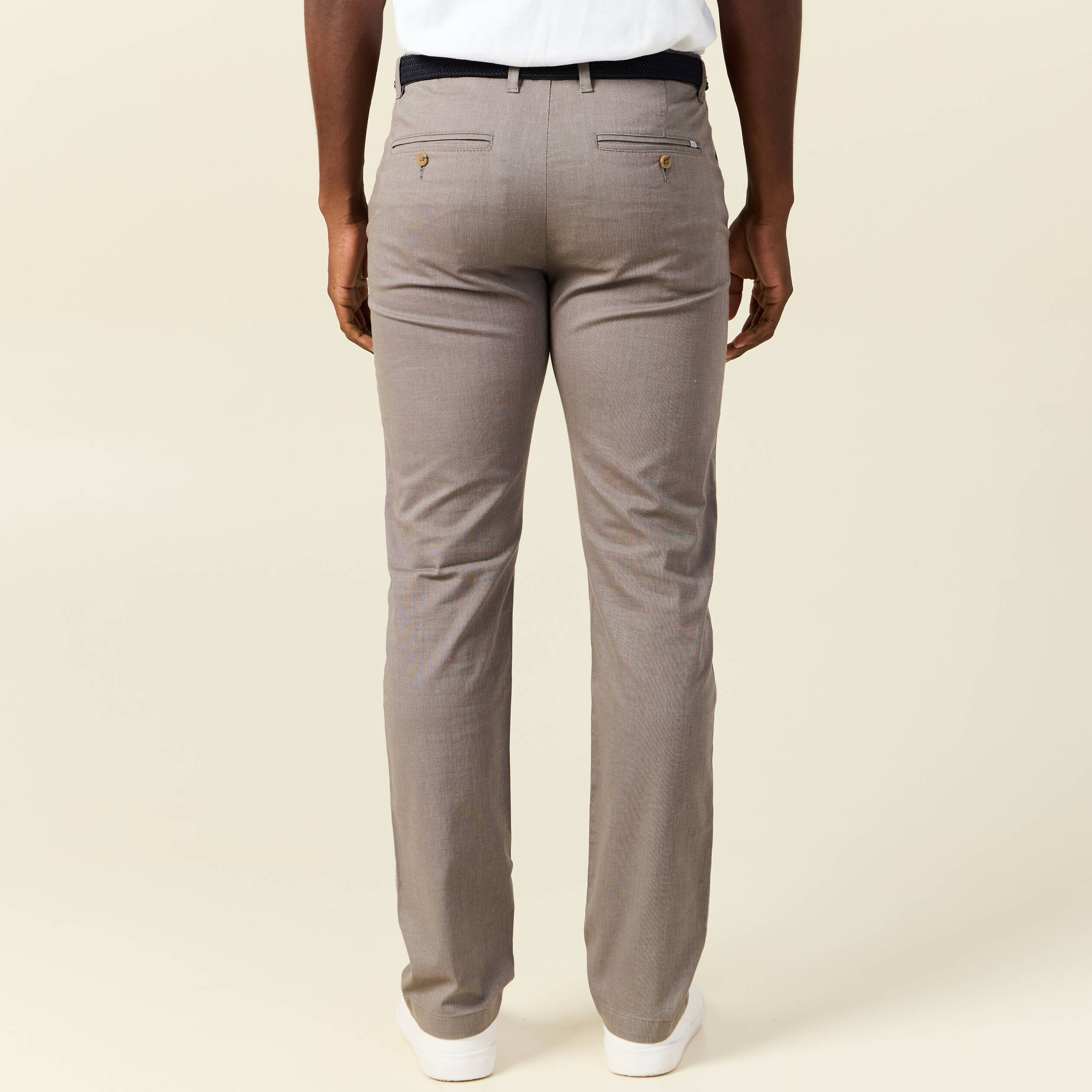 pantalon chino straight taupe homme Pantalon chino straight taupe homme