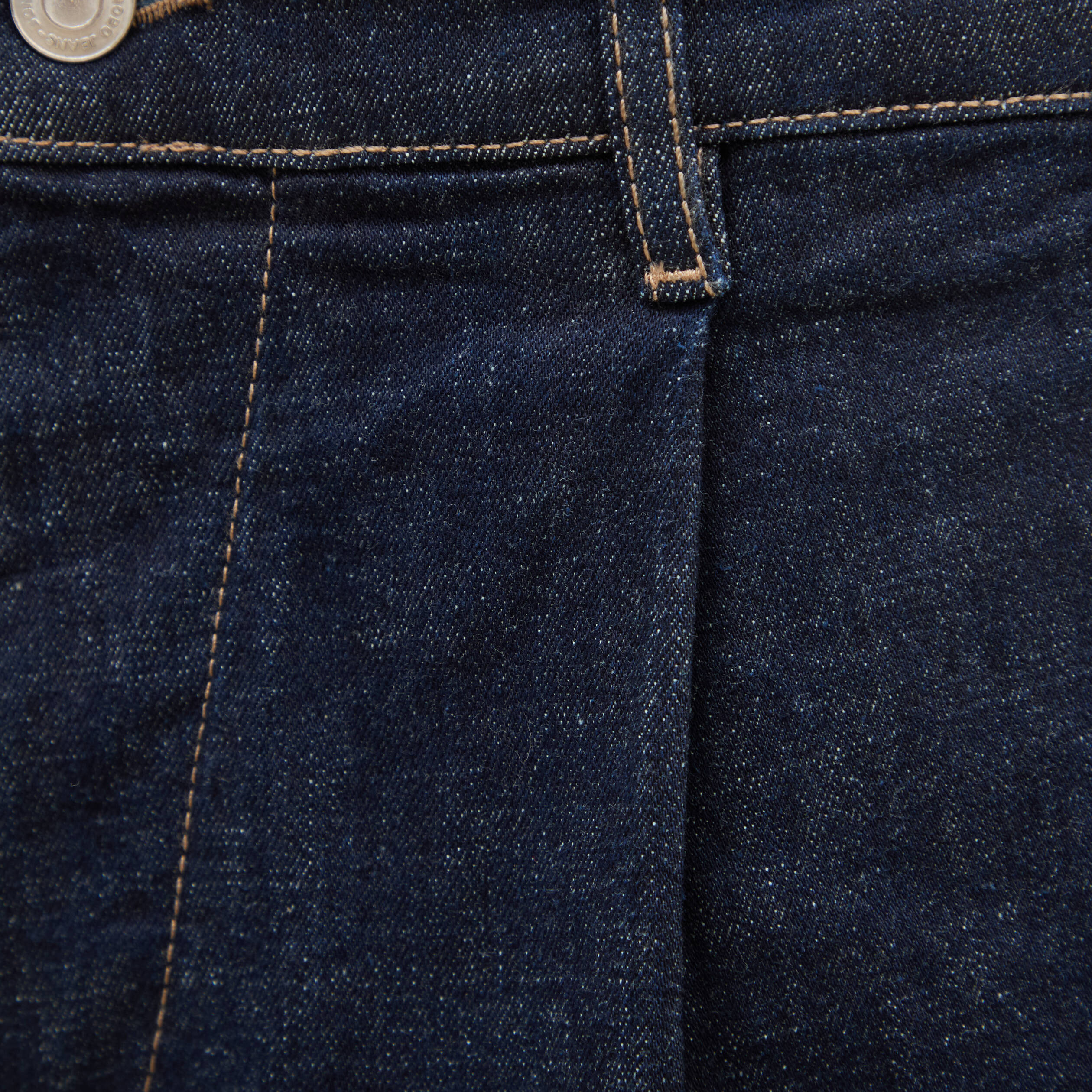 Jeans loose longueur 32 denim brut clean homme