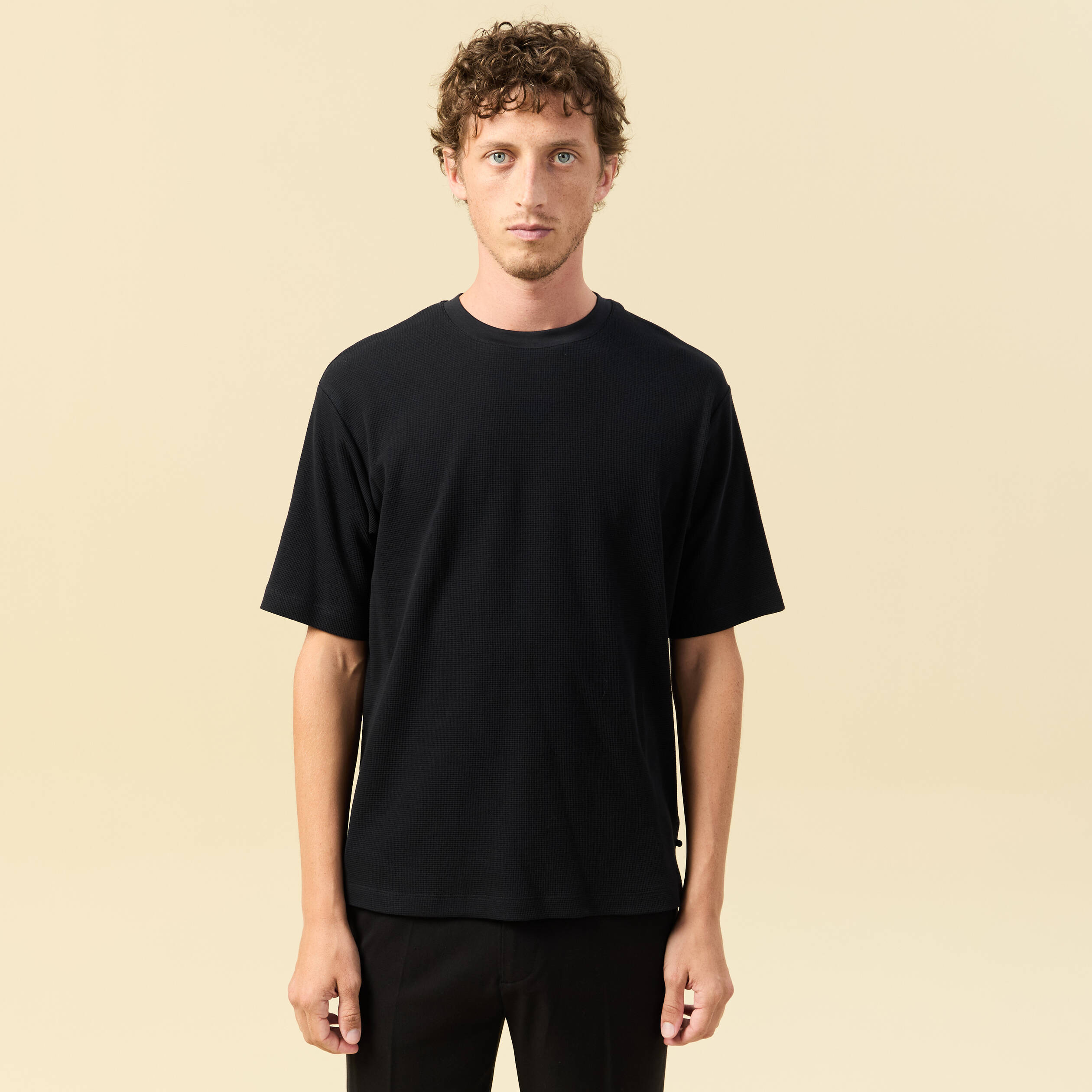 T-shirt en coton noir homme