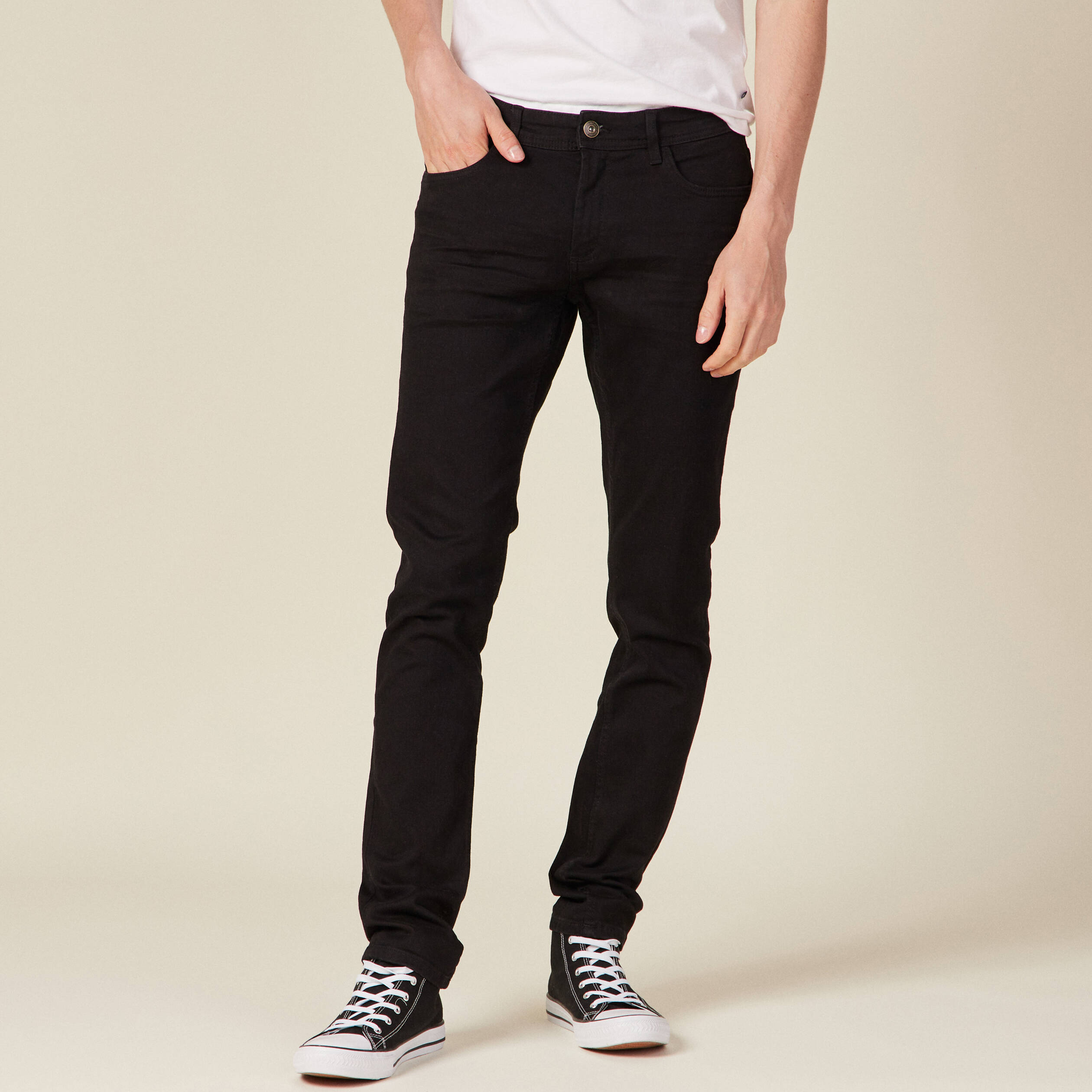 jeans slim eco respnsable denim noir homme Jeans slim éco-respnsable denim noir homme