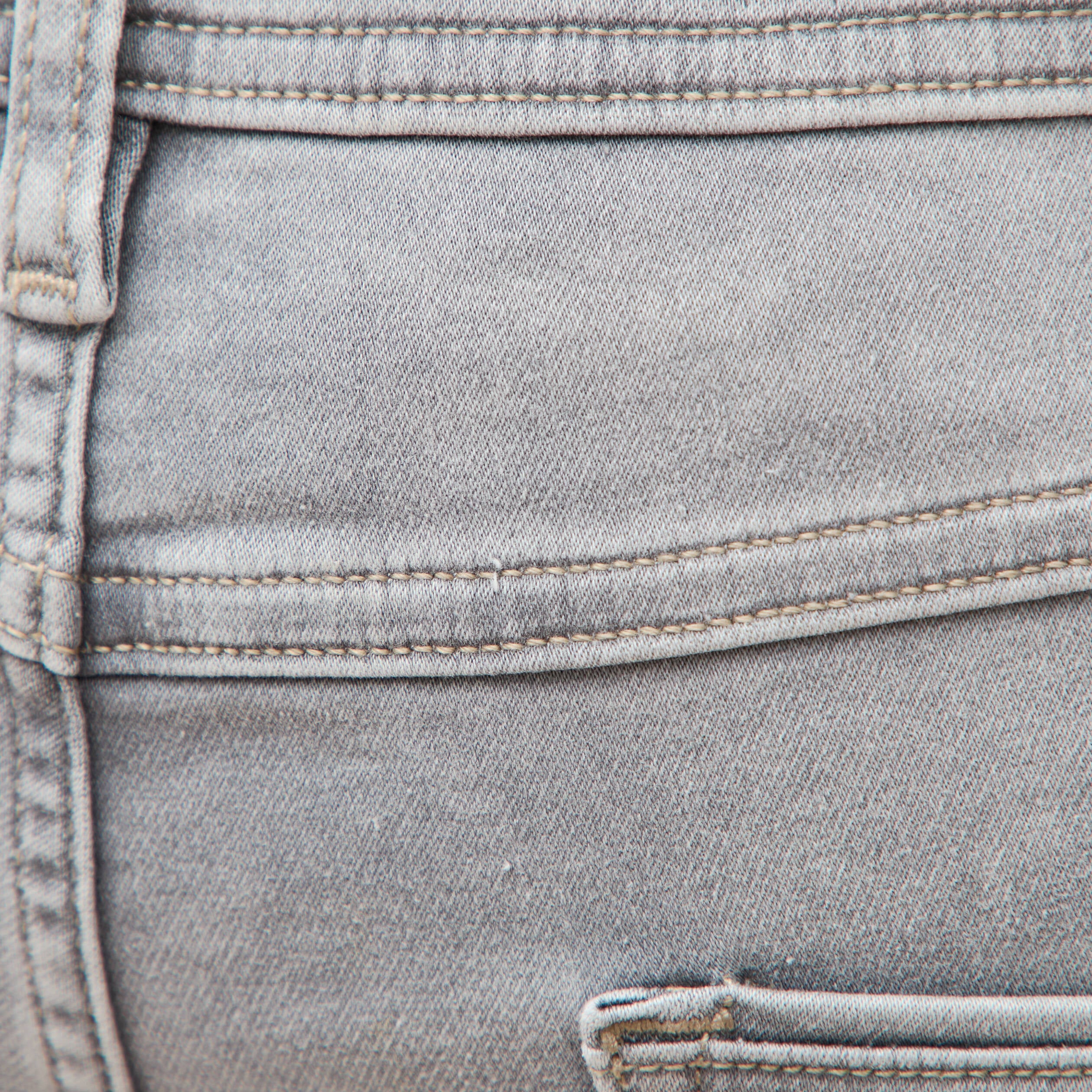 Jeans slim longueur 32 denim gris homme