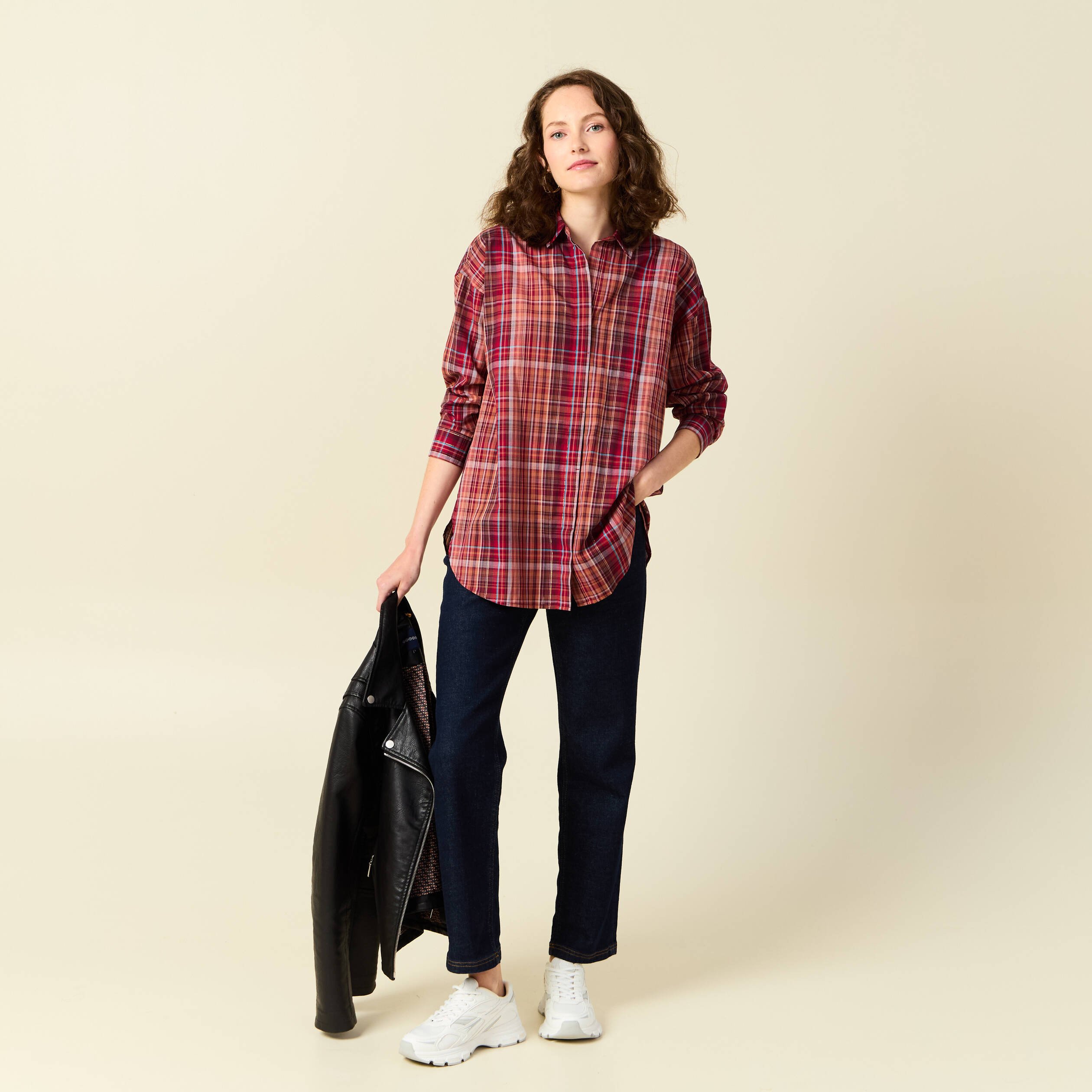 blouse manches longues prune femme Blouse manches longues prune femme