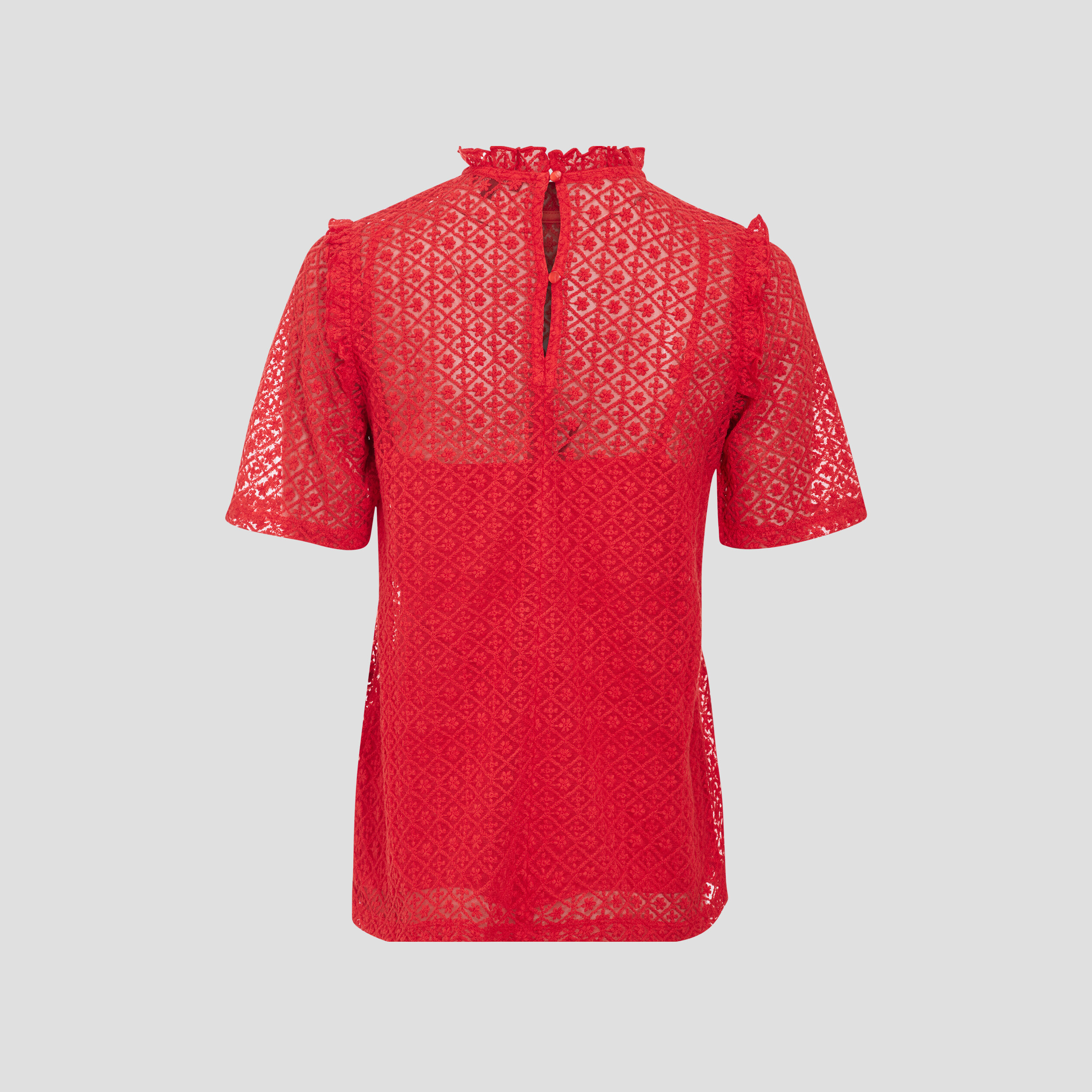 T-shirt manches courtes rouge femme