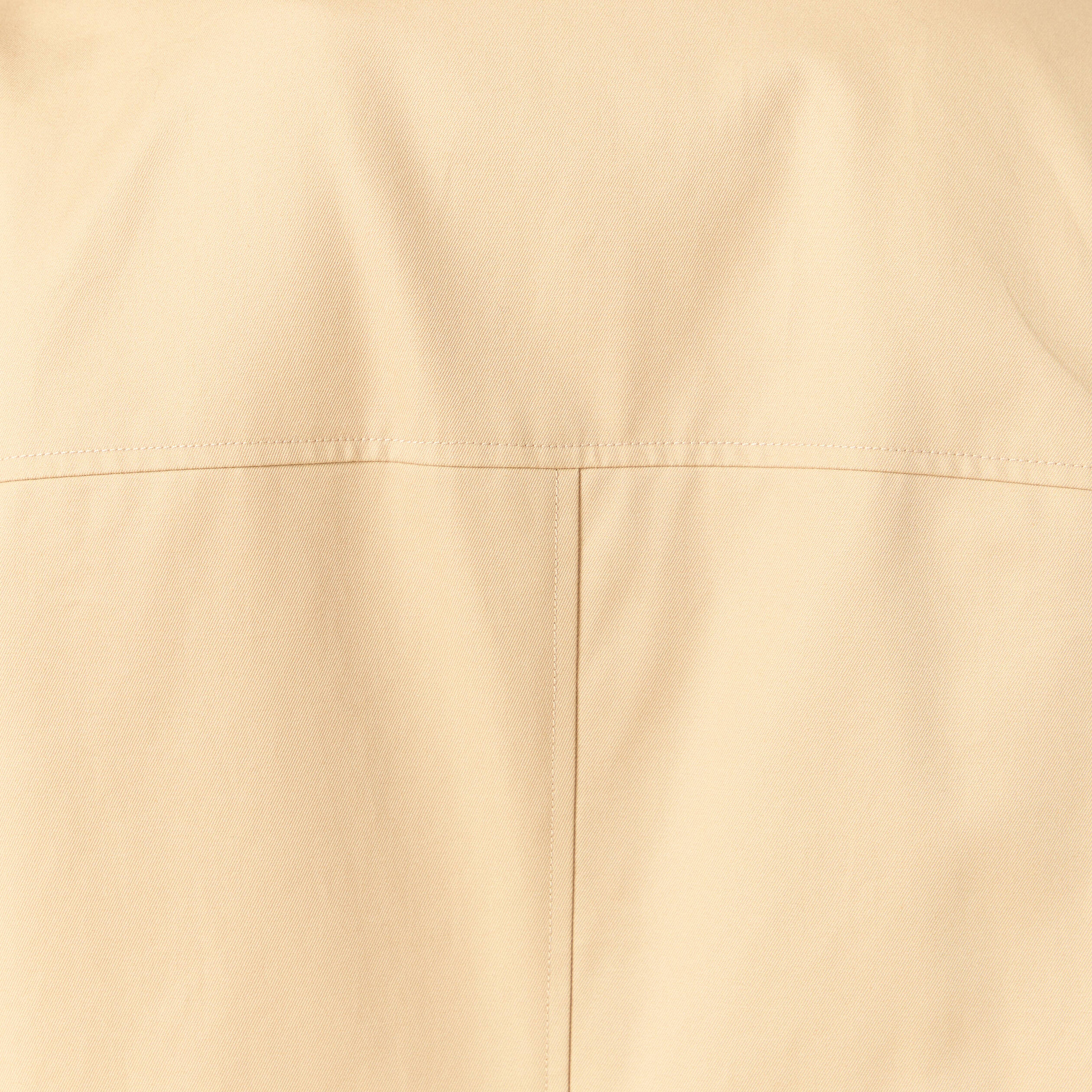 Imperm&eacute;able long droit col tailleur beige femme