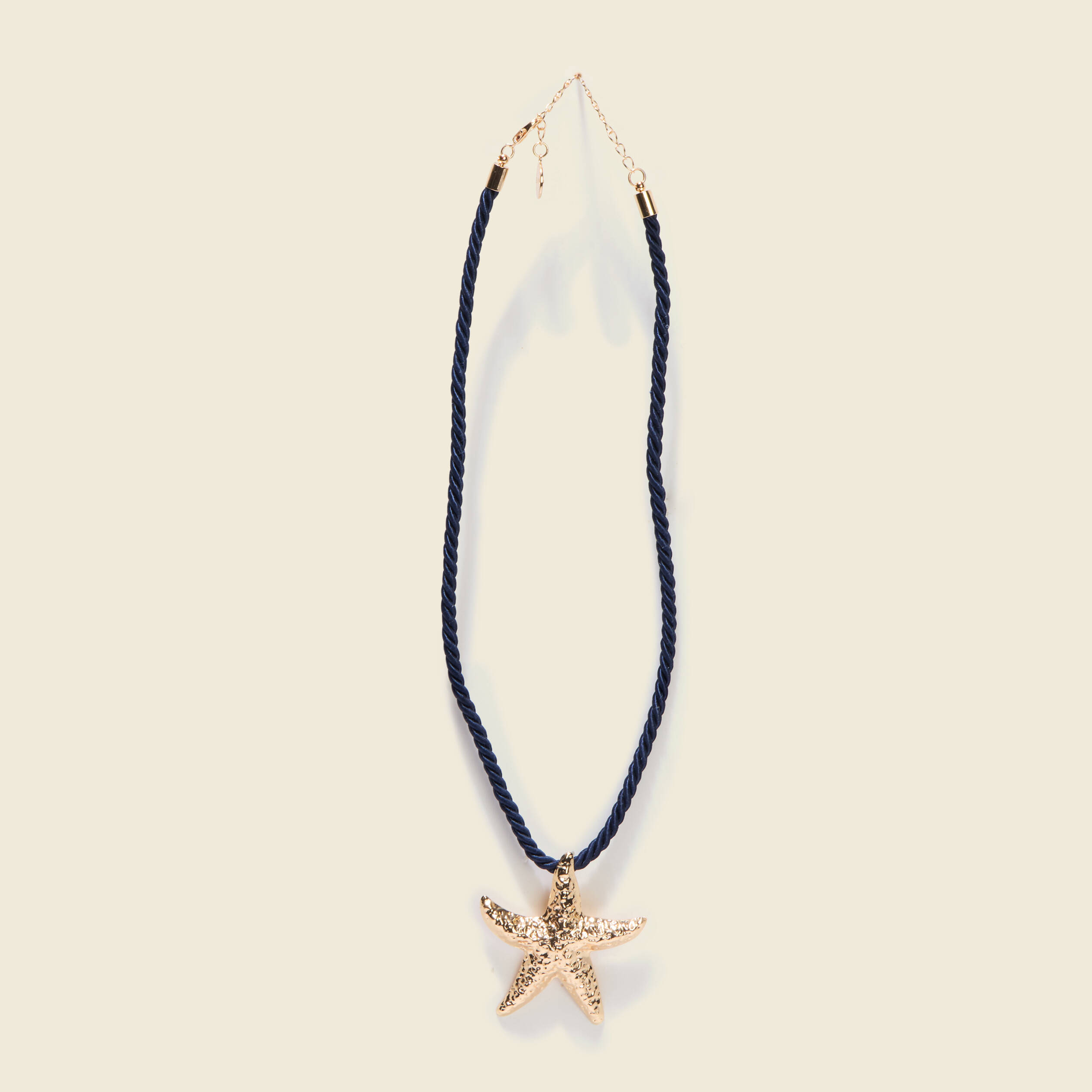 Collier bleu marine femme