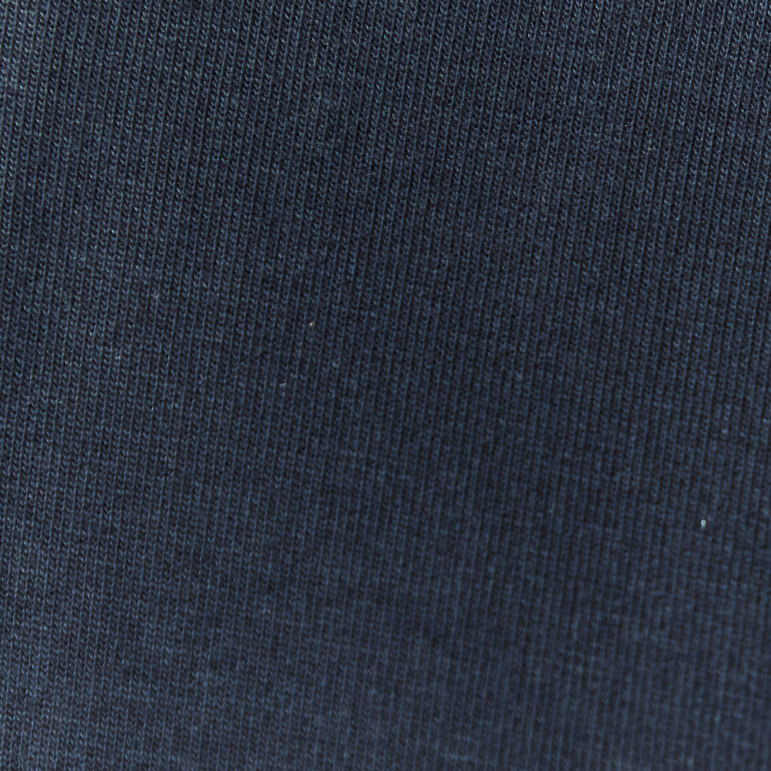 Sweat &agrave; capuche manches longues doubl&eacute; bleu marine femme