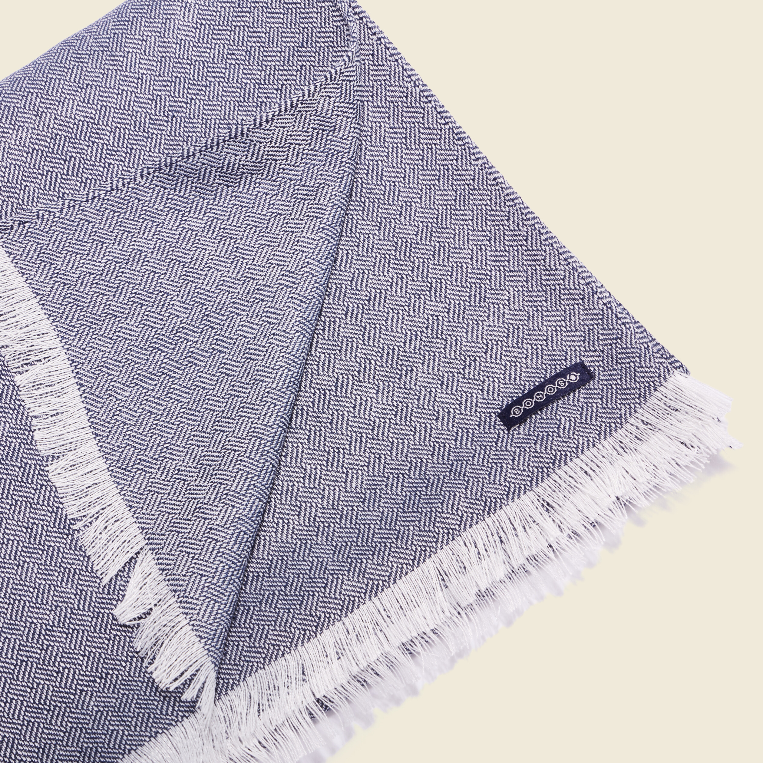Foulard bleu marine homme
