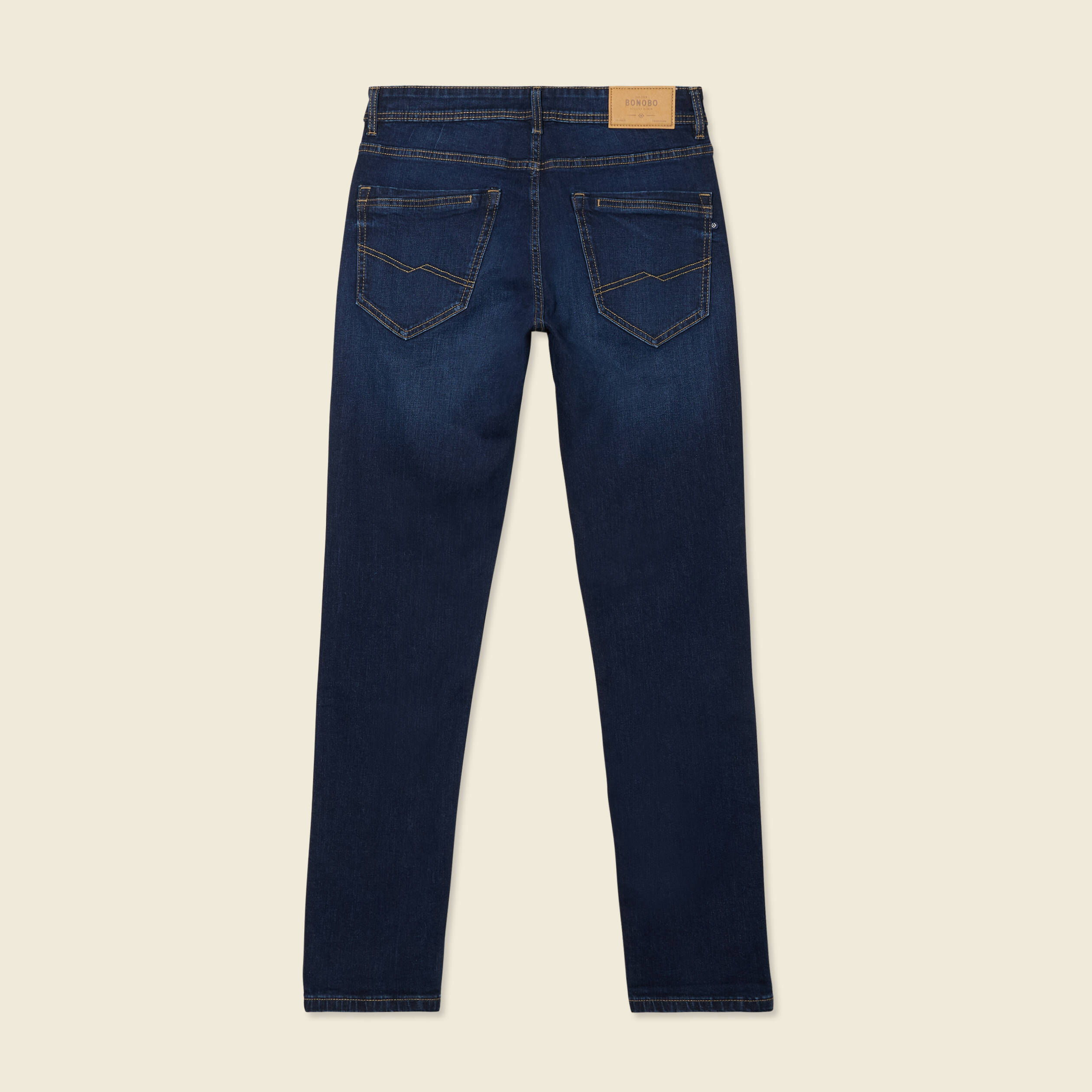 Jeans slim longueur 32 denim brut homme