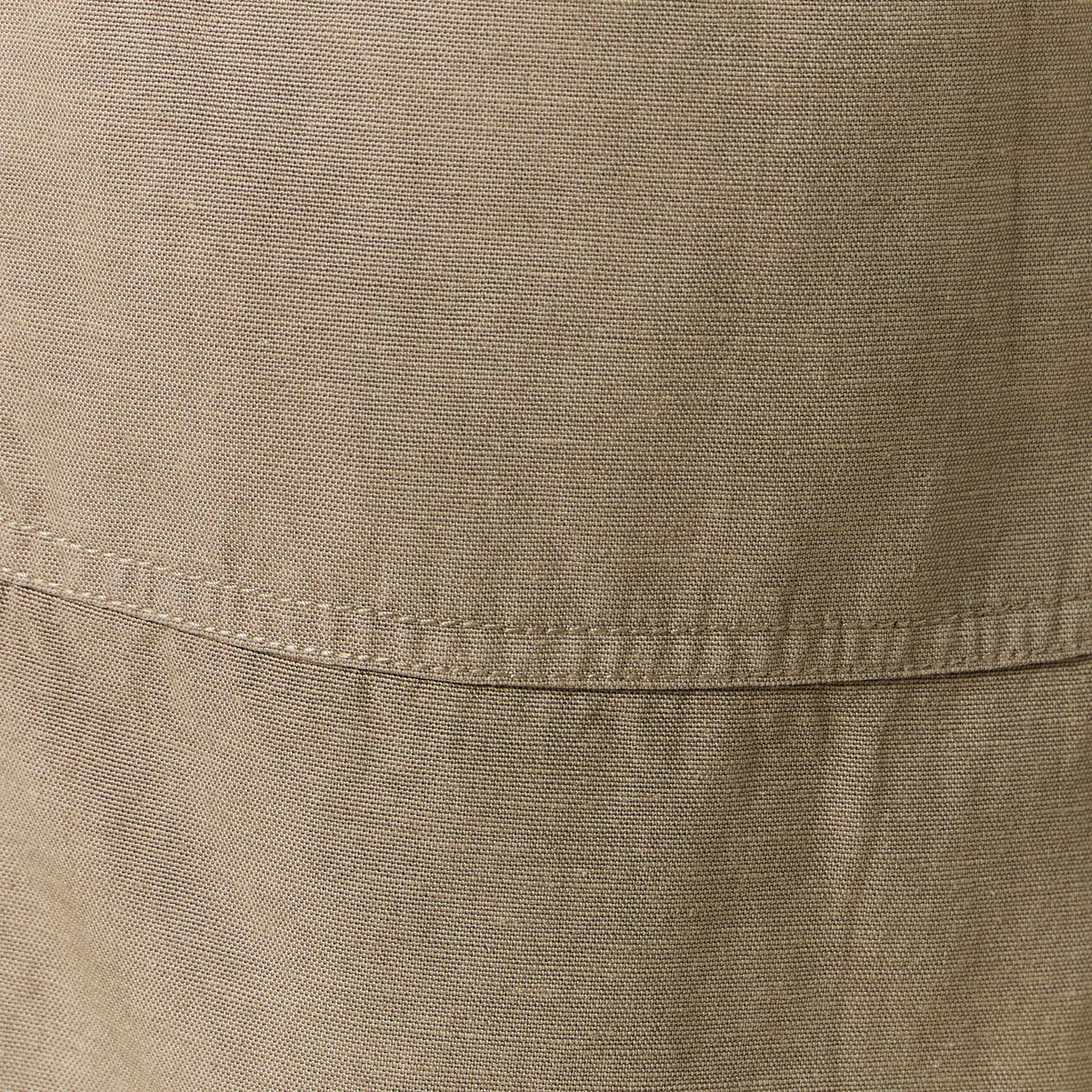 Short droit à coulisse vert kaki homme