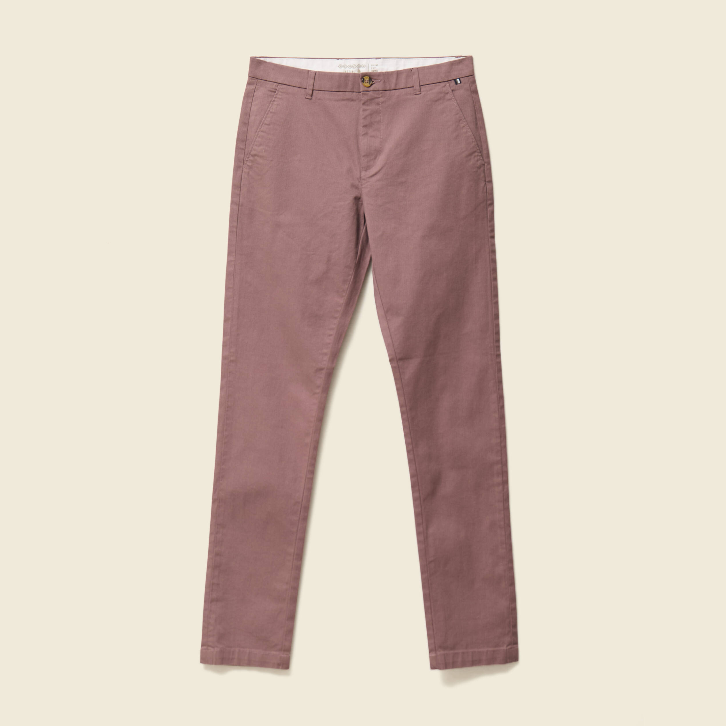 pantalon chino slim vieux rose homme Pantalon chino slim vieux rose homme