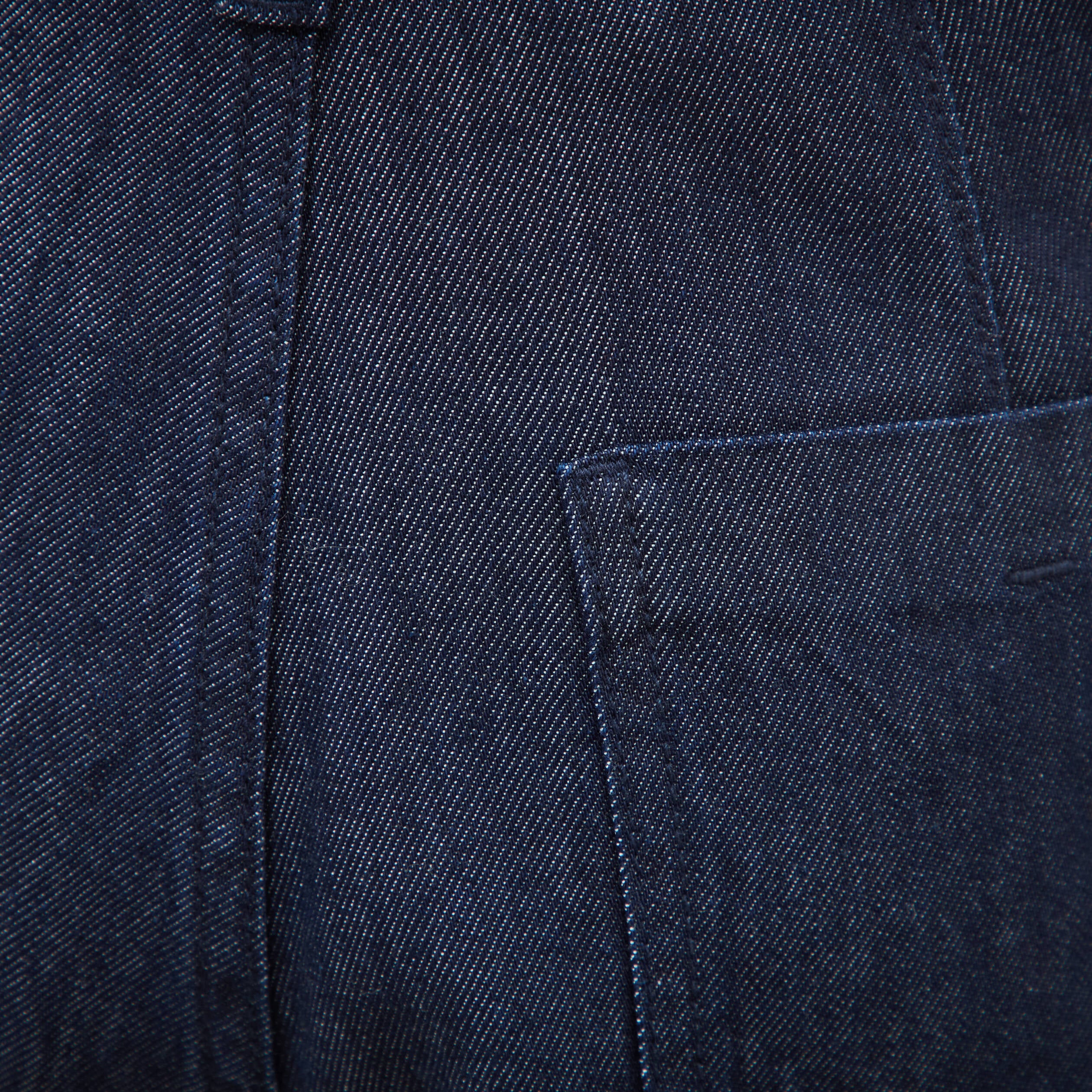 Jeans slouchy taille haute denim brut femme