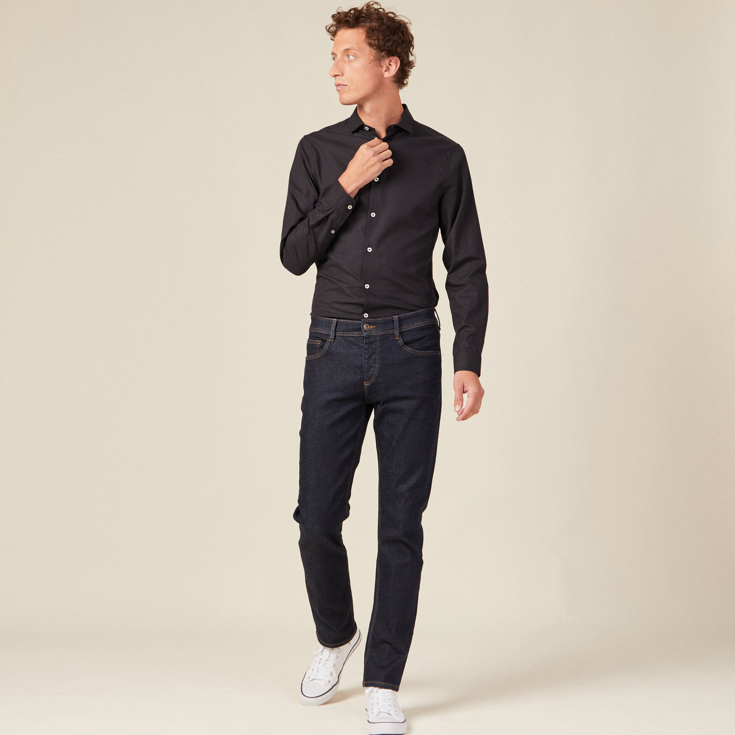 chemise eco responsable noir homme Chemise éco-responsable noir homme