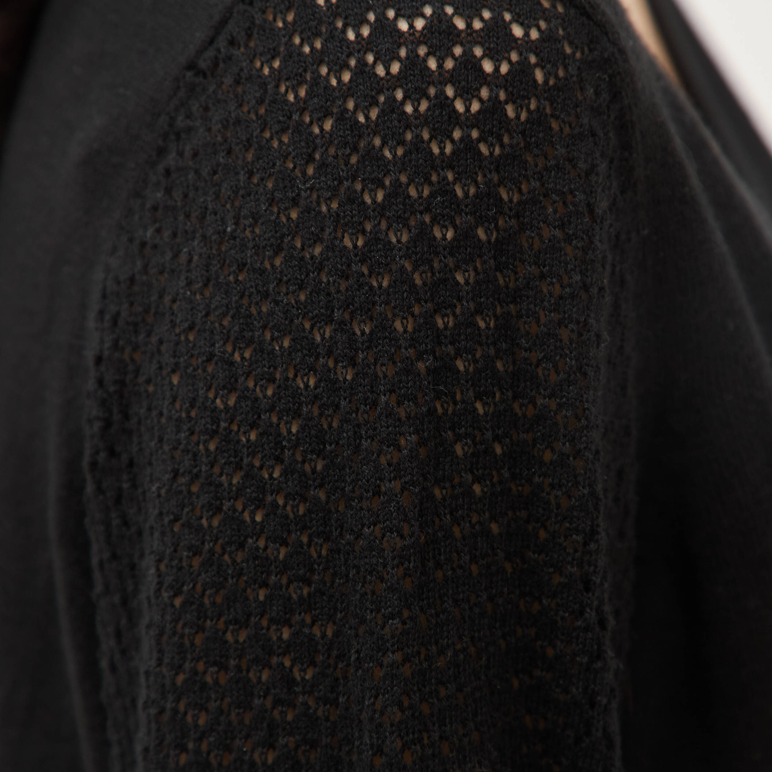 Pull manches longues noir femme