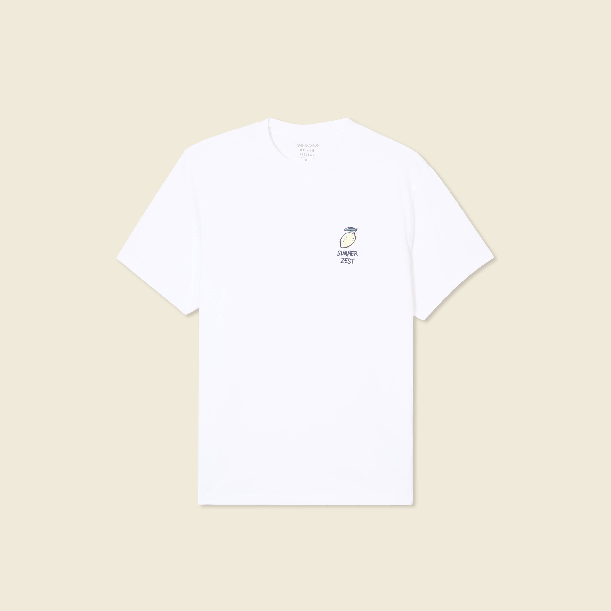 T-shirt manches courtes blanc homme