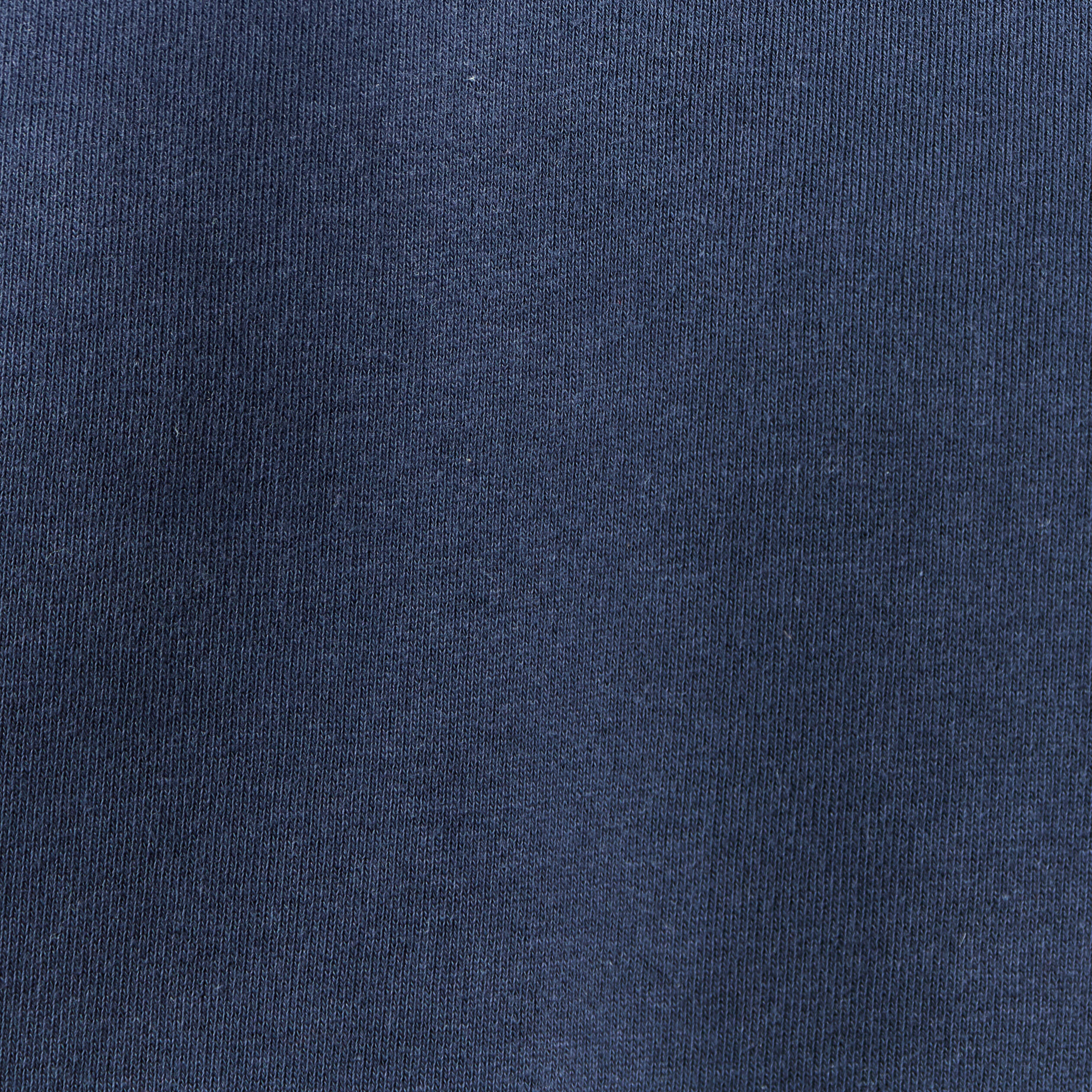 Sweat manches longues bleu marine homme