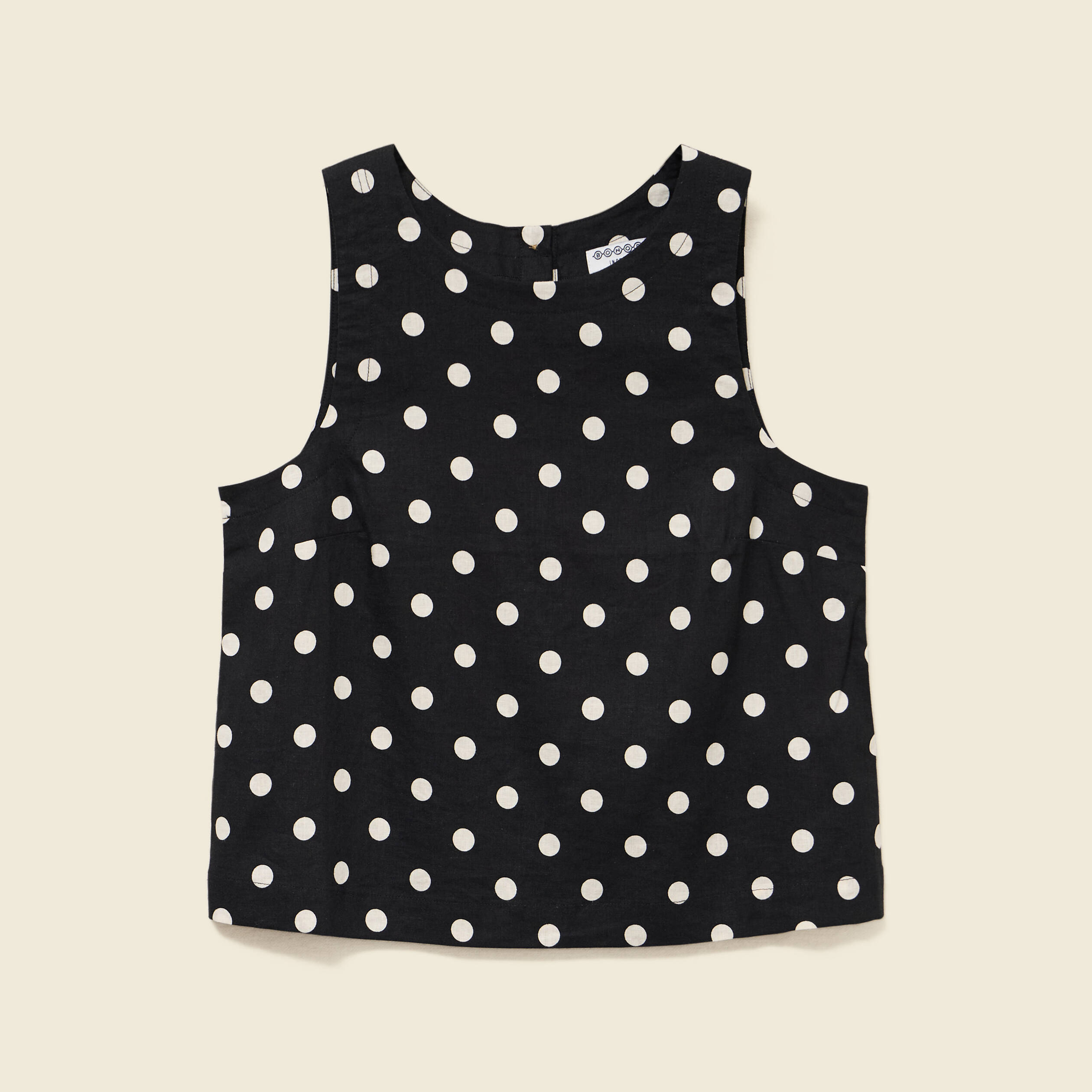 Top sans manches noir femme